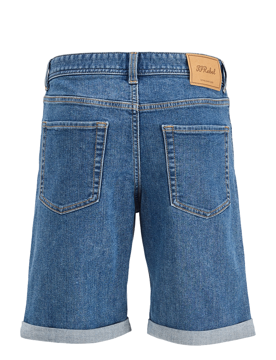 JJ REBEL - JREBJOE JJCRAFT SHORTS AKM 760 SN JNR - denimshorts - blue denim - 2