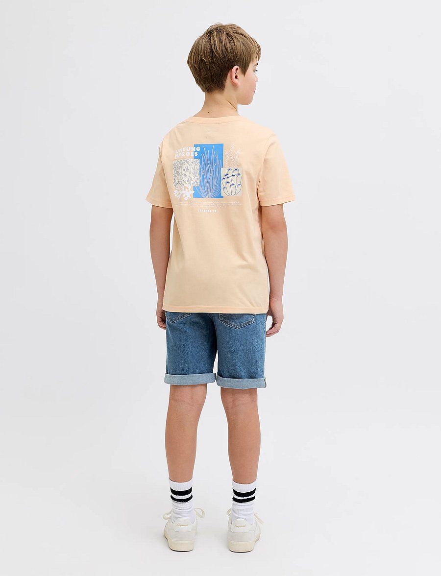 JJ REBEL - JREBJOE JJCRAFT SHORTS AKM 760 SN JNR - denimshorts - blue denim - 3