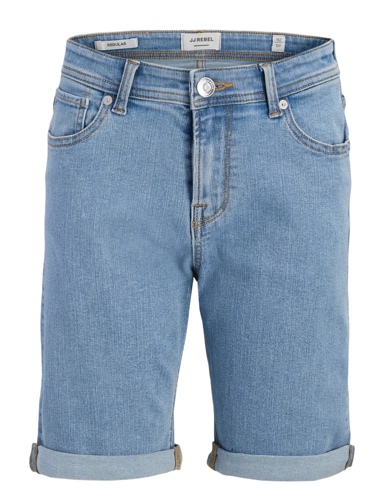 JJ REBEL JREBJOE JJCRAFT SHORTS AKM 761 SN JNR - Lühikesed püksid - BLUE DENIM / blue