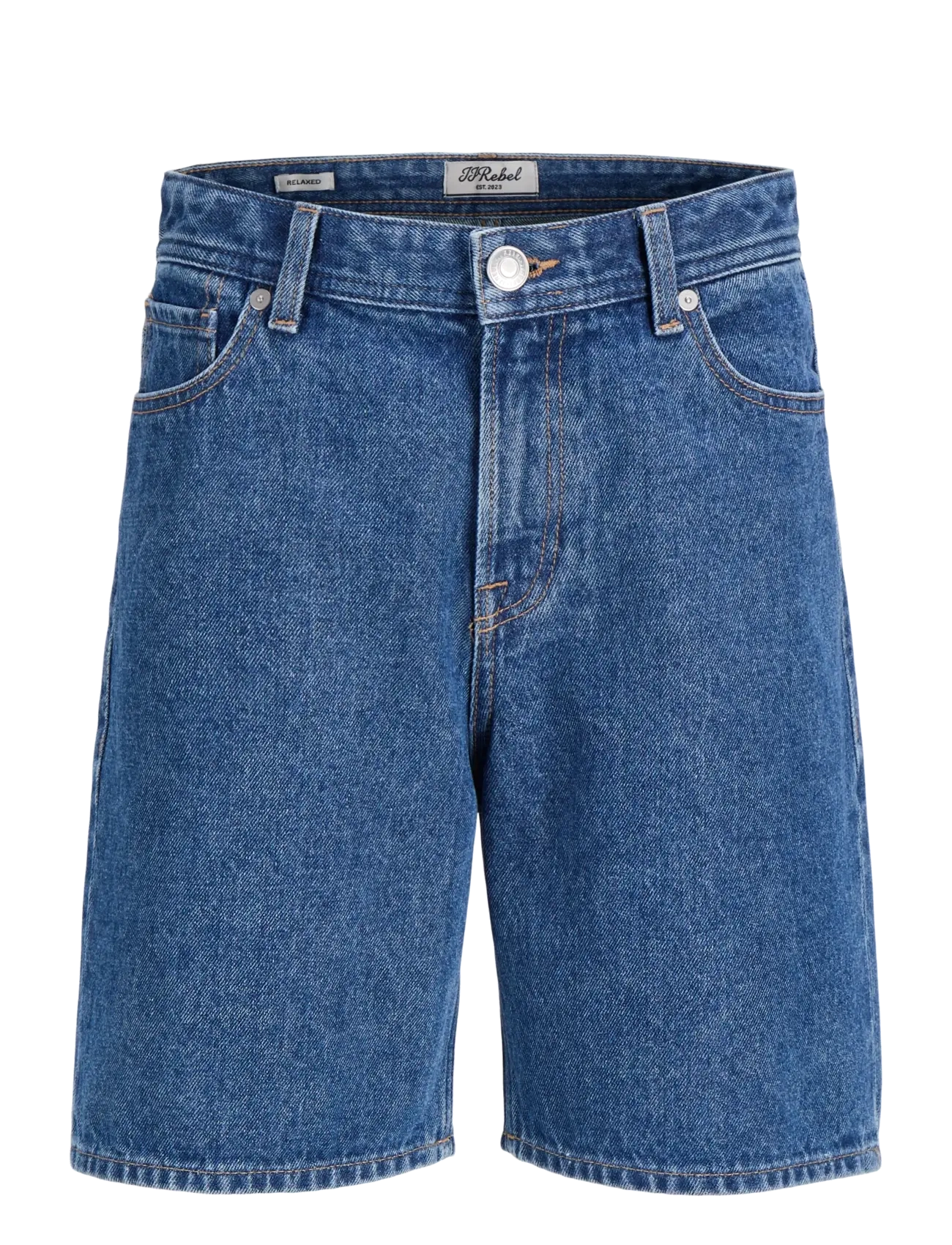 JJ REBEL JREBTAYLOR JJCRAFT SHORTS AKM 635 SN JNR - Jeansowe szorty - BLUE DENIM / blue