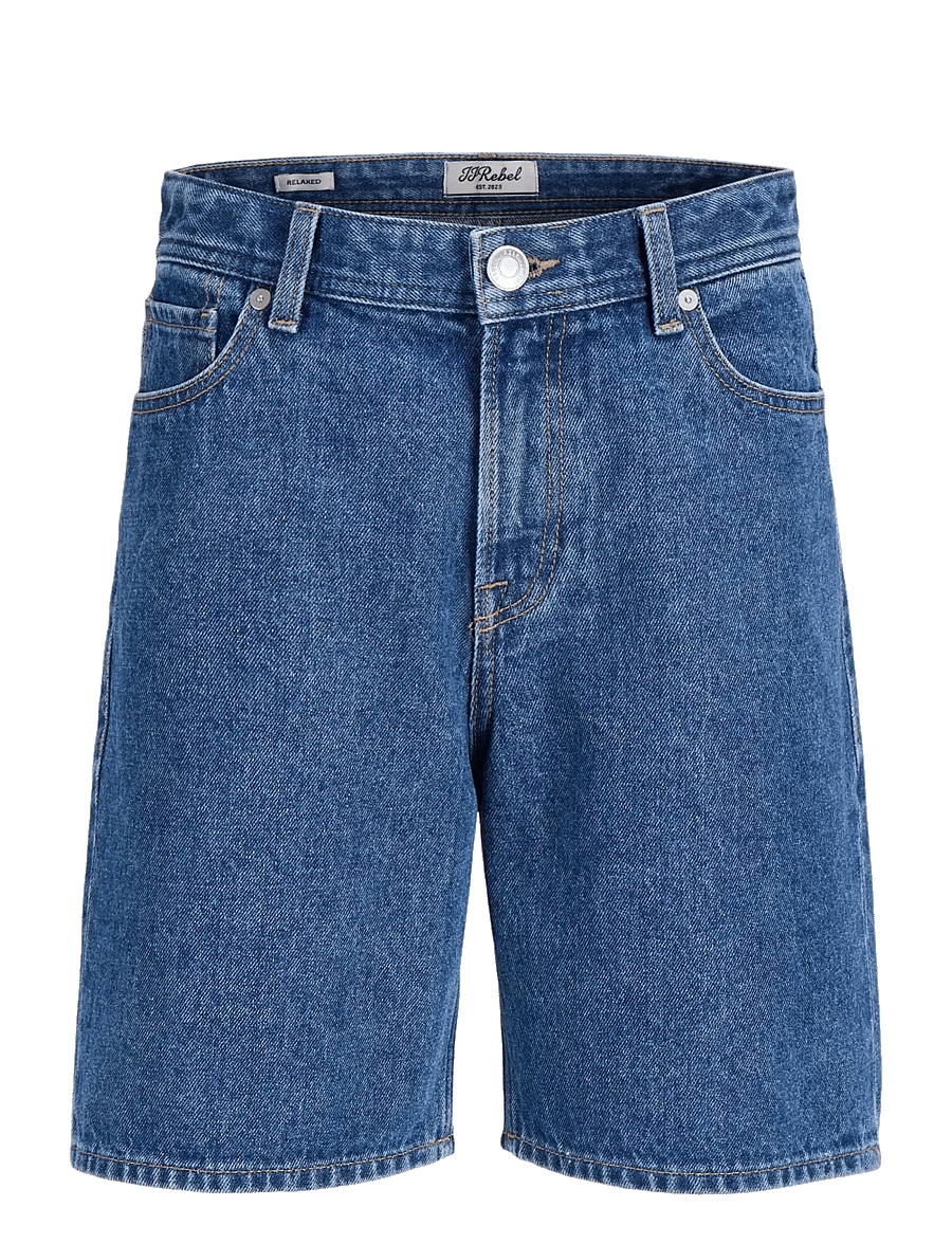 JJ REBEL - JREBTAYLOR JJCRAFT SHORTS AKM 635 SN JNR - casual shorts - blue denim - 1