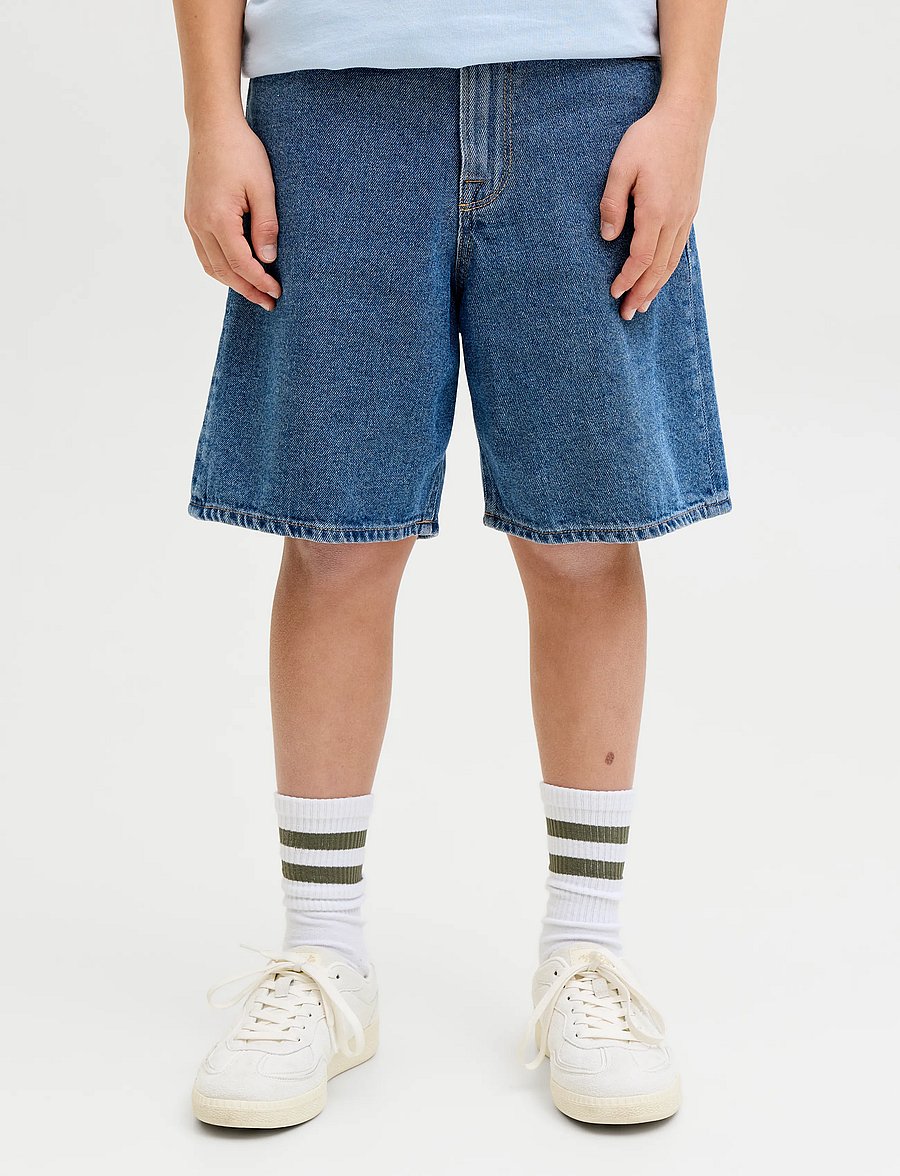JJ REBEL - JREBTAYLOR JJCRAFT SHORTS AKM 635 SN JNR - casual shorts - blue denim - 0