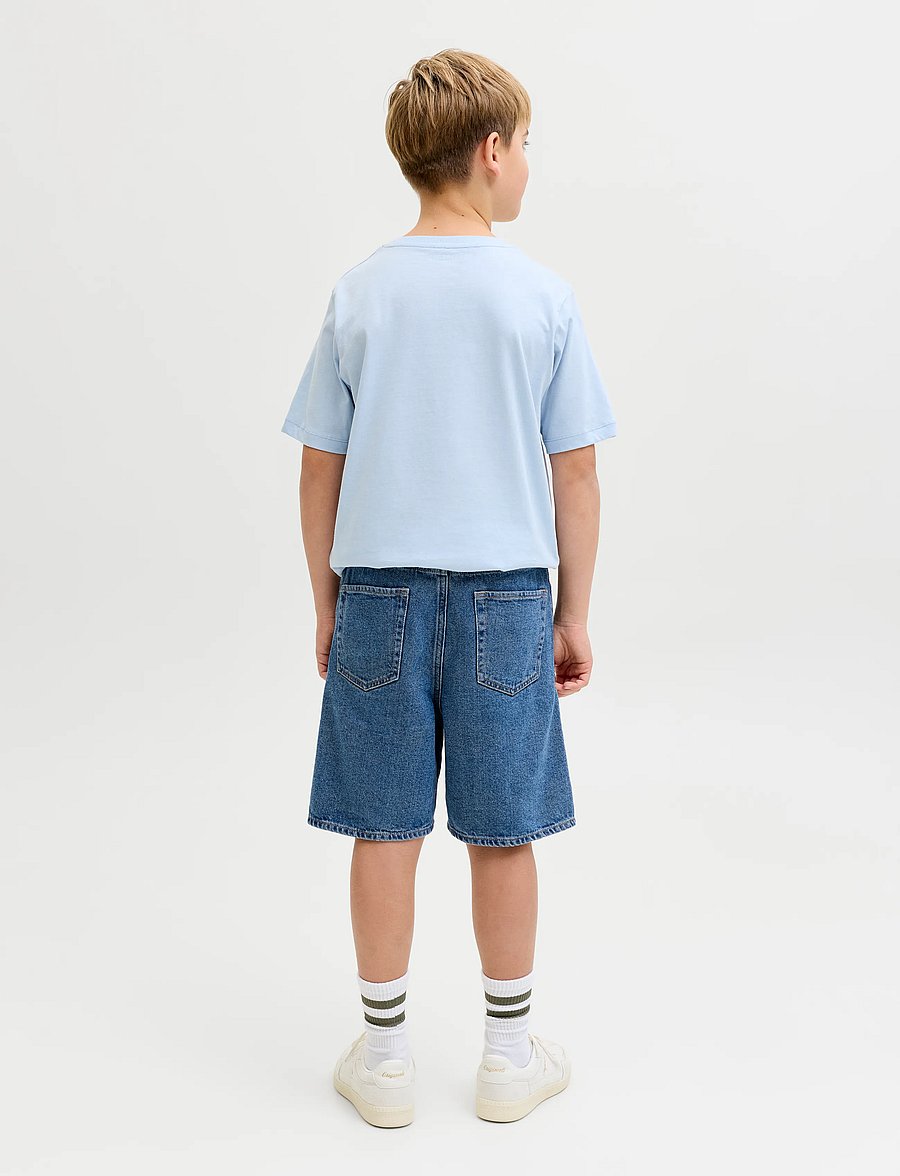 JJ REBEL - JREBTAYLOR JJCRAFT SHORTS AKM 635 SN JNR - casual shorts - blue denim - 3