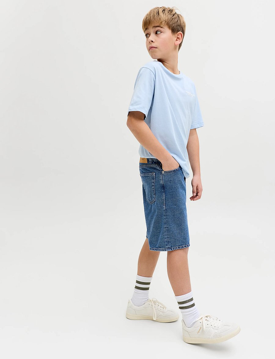 JJ REBEL - JREBTAYLOR JJCRAFT SHORTS AKM 635 SN JNR - casual shorts - blue denim - 5