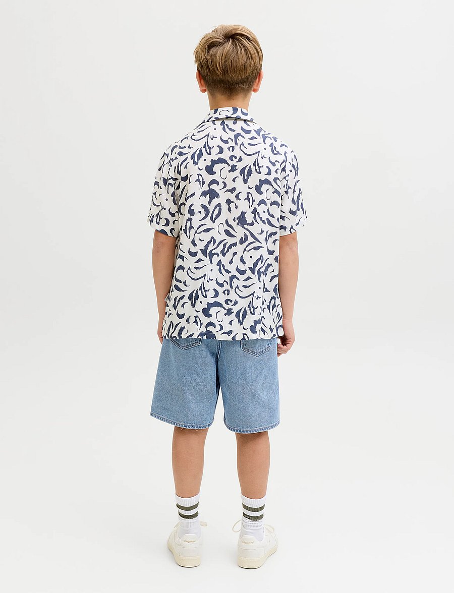 JJ REBEL - JREBTAYLOR JJCRAFT SHORTS AKM 638 SN JNR - jeansshorts - blue denim - 3