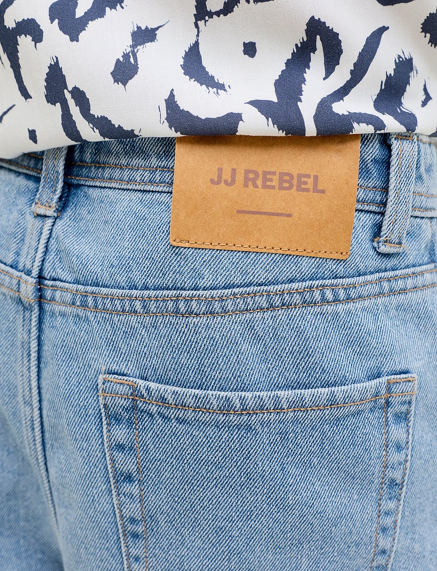 JJ REBEL - JREBTAYLOR JJCRAFT SHORTS AKM 638 SN JNR - jeansshorts - blue denim - 5