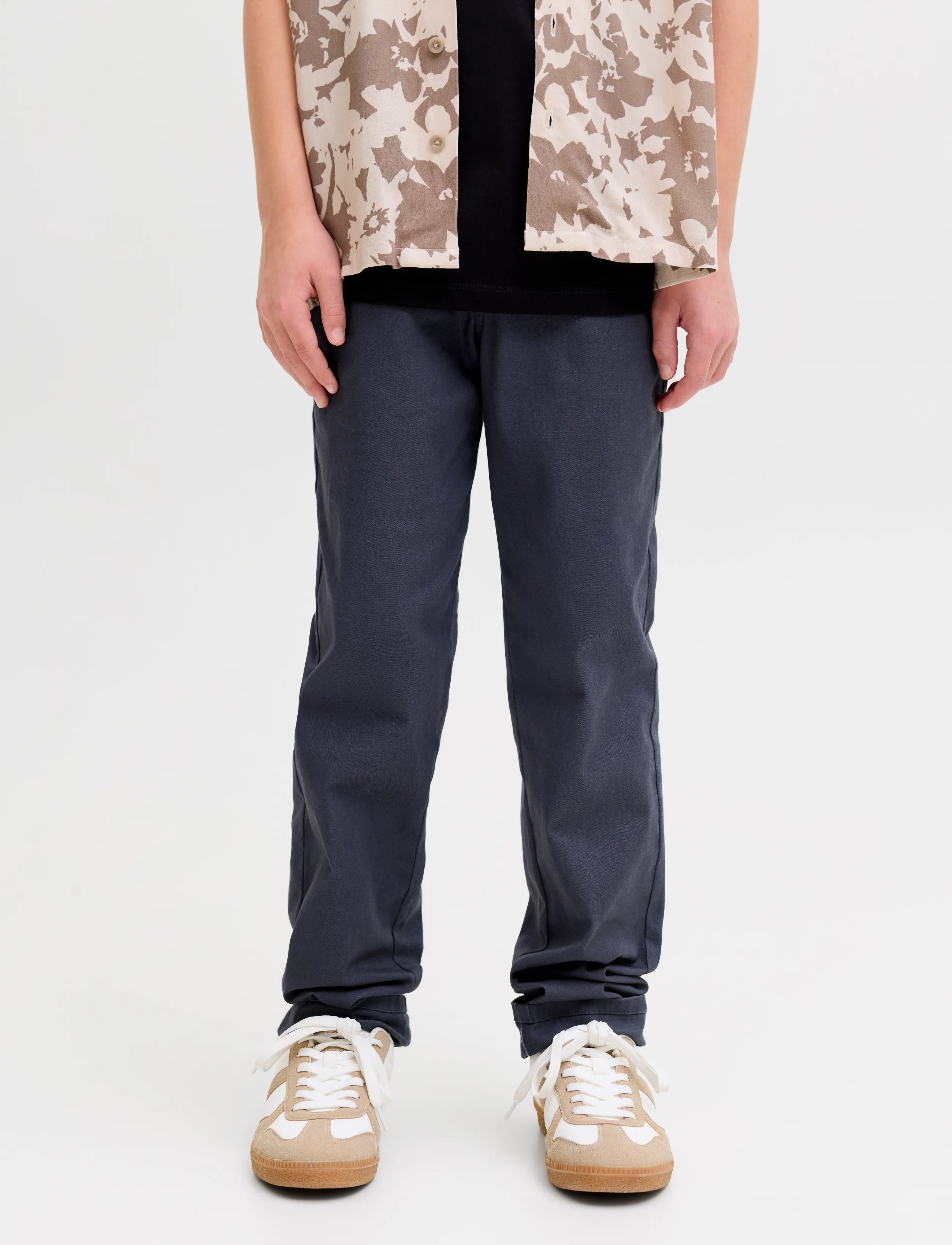 JJ REBEL JREBKENNI SHARP NOOS JNR - Chino stila bikses - NAVY BLAZER / navy