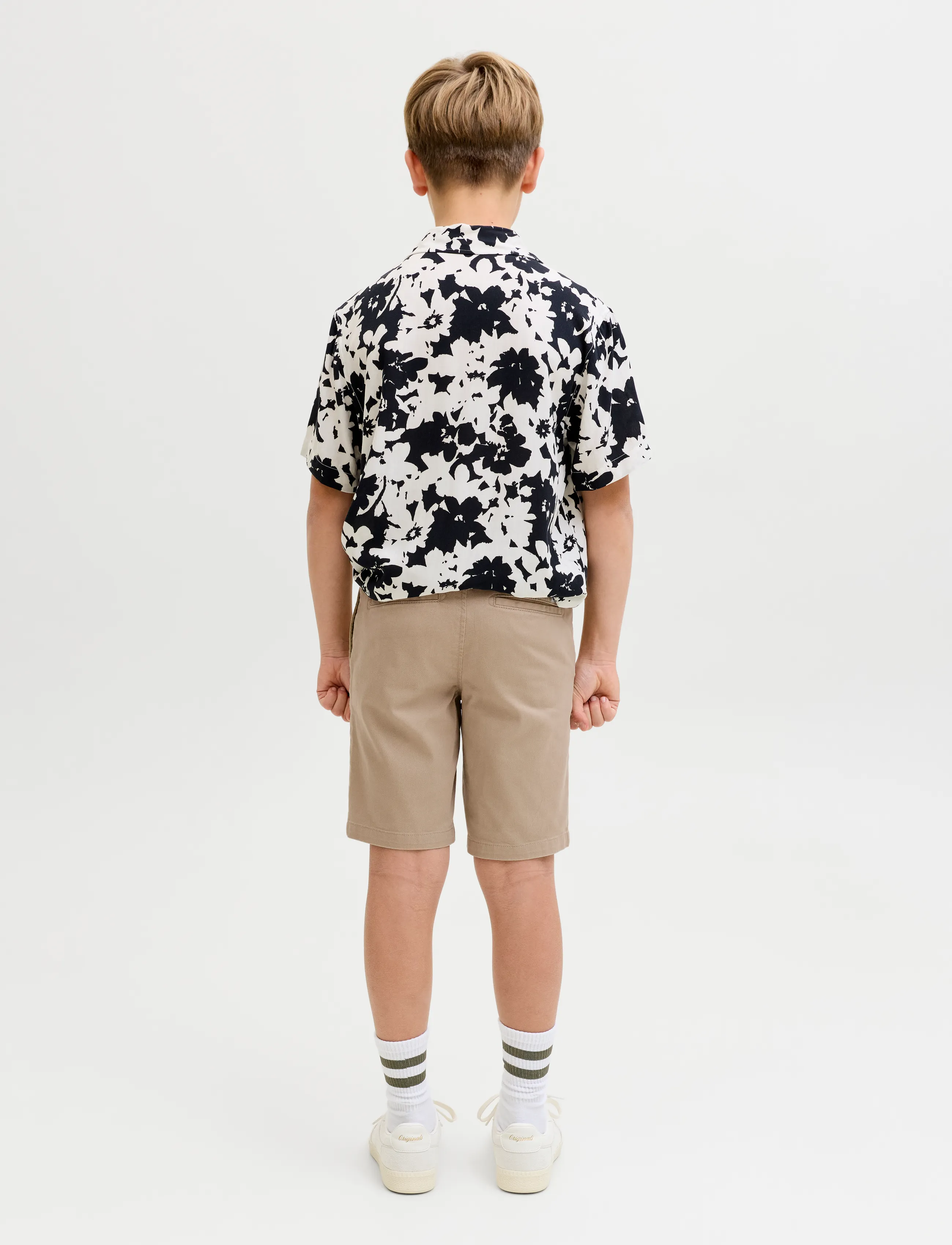 JJ REBEL - JREBSHARP CHINO SHORT JNR - chino shorts - crockery - 3