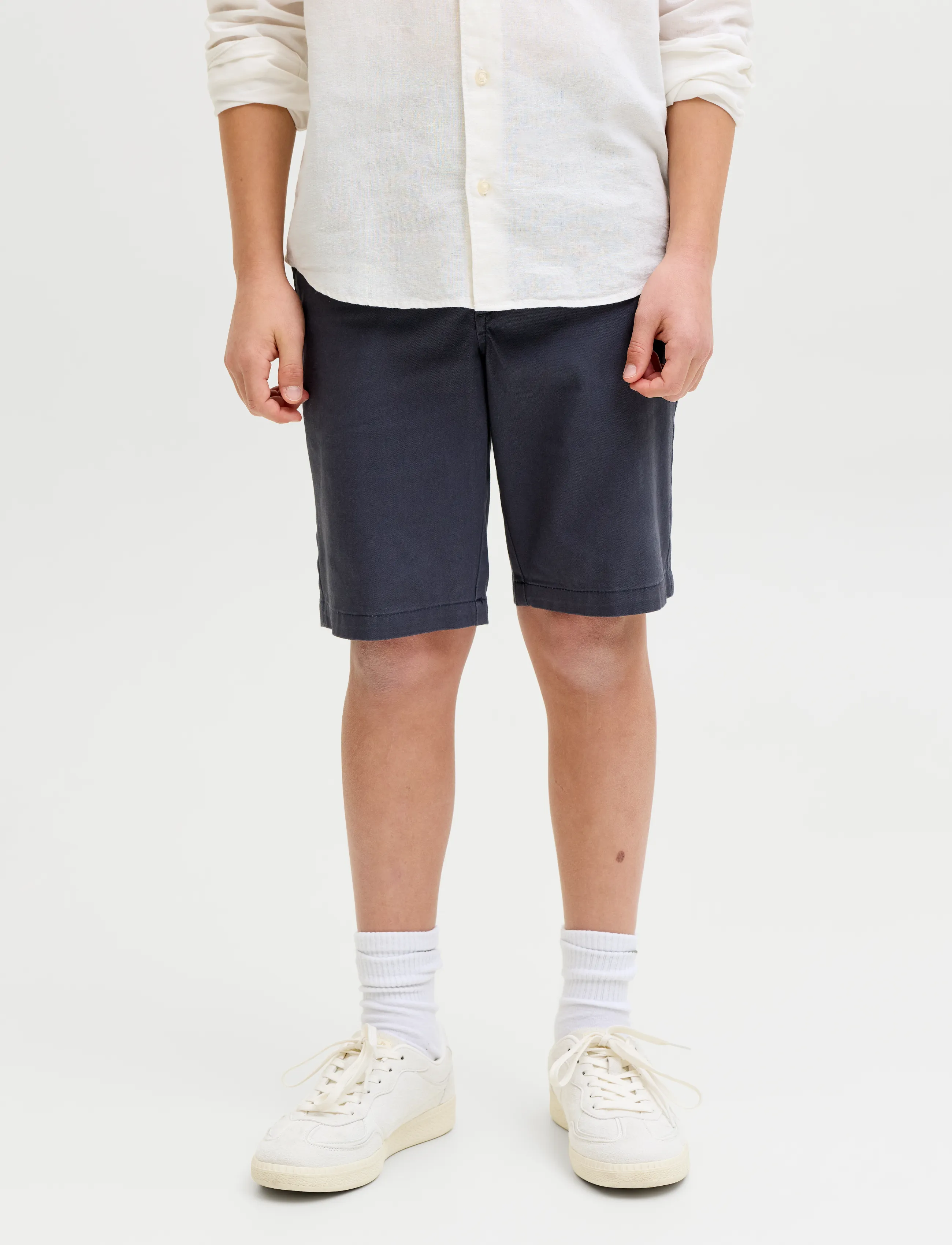 JJ REBEL JREBSHARP CHINO SHORT JNR - Shorts - NAVY BLAZER / navy