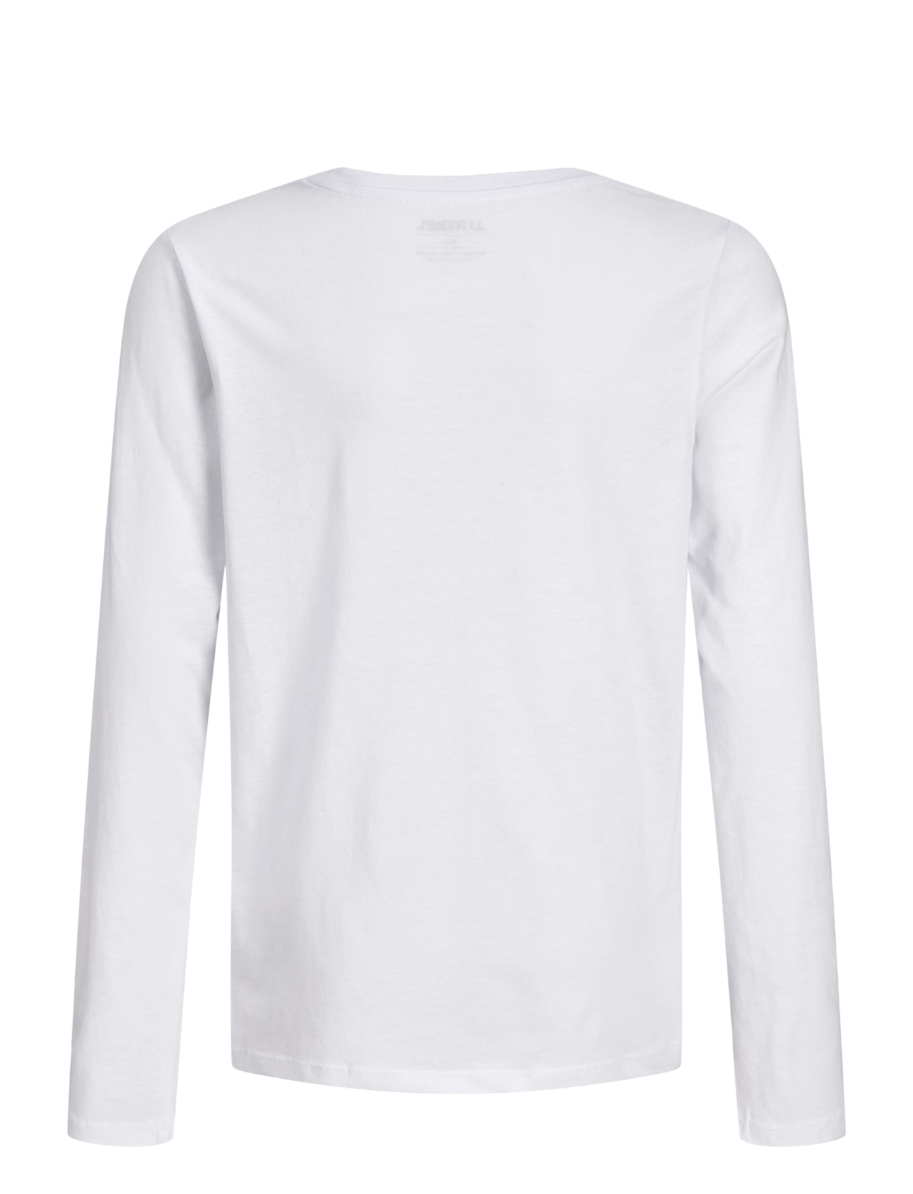 JJ REBEL - JREBREBEL LOGO LS TEE NOOS JNR - langærmede t-shirts - white - 2