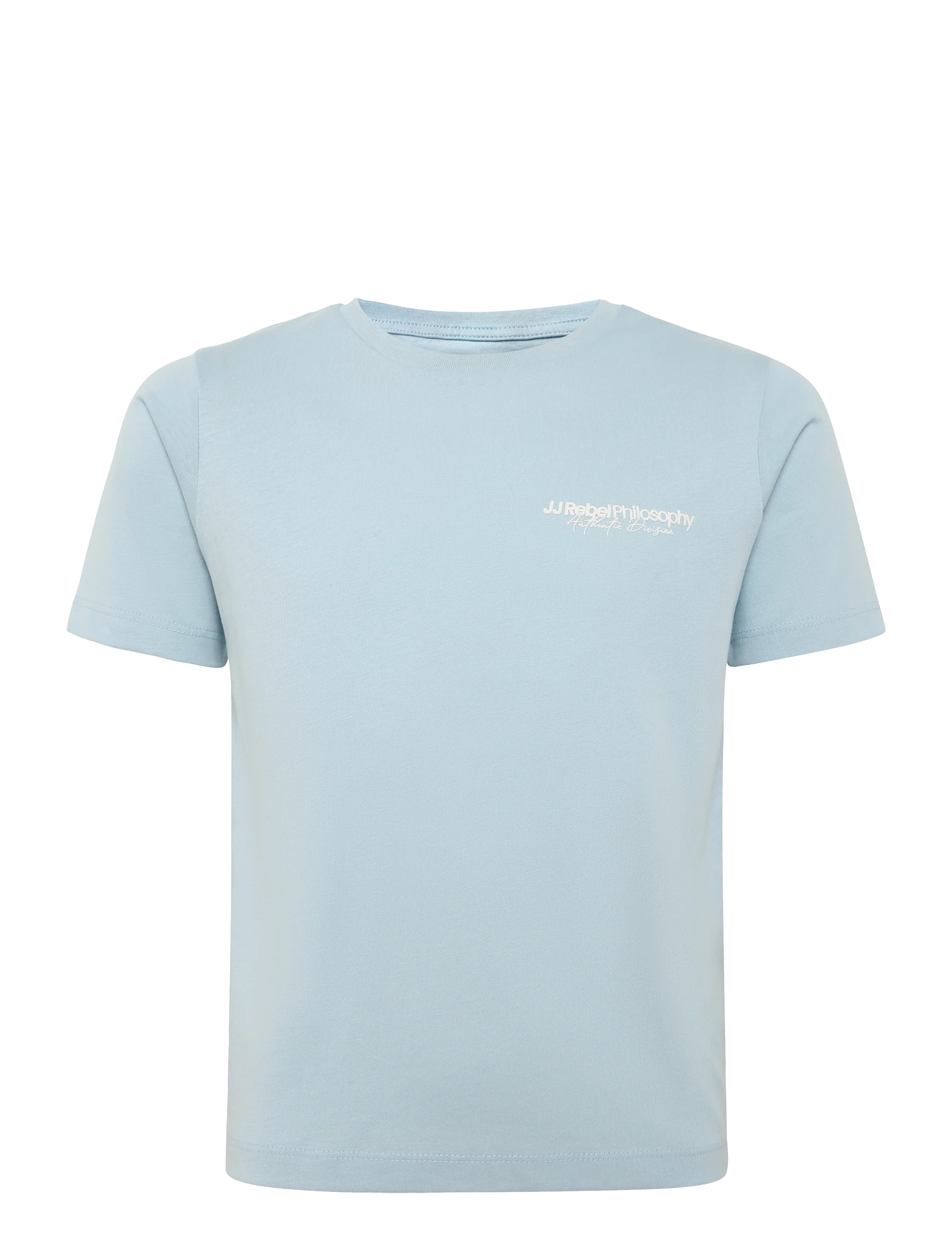 JJ REBEL JREBZACK TEE SS CREW NECK NOOS JNR - T-shirts - CASHMERE BLUE / blue