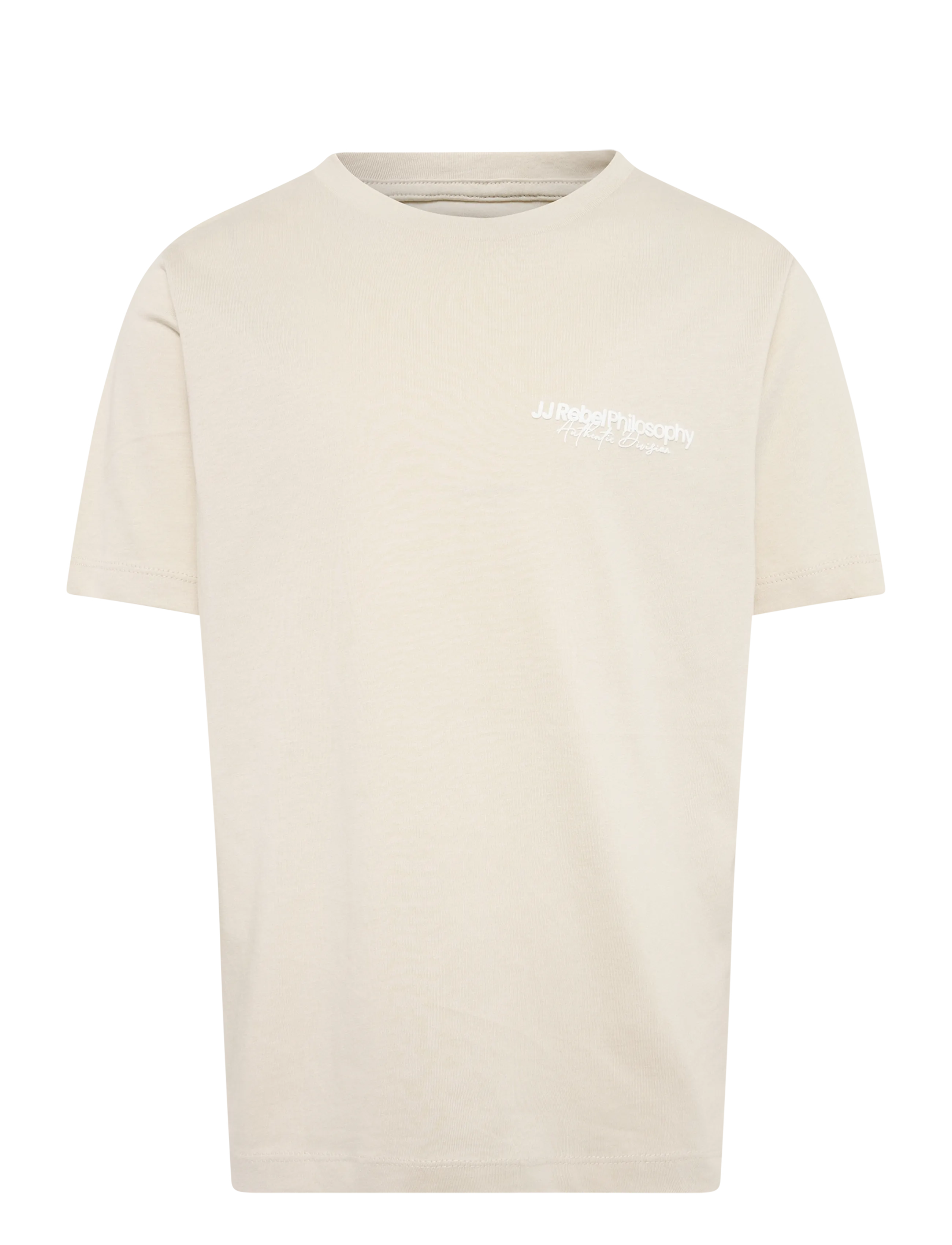JJ REBEL JREBZACK TEE SS CREW NECK NOOS JNR - Booztlet only kids - MOONBEAM / beige