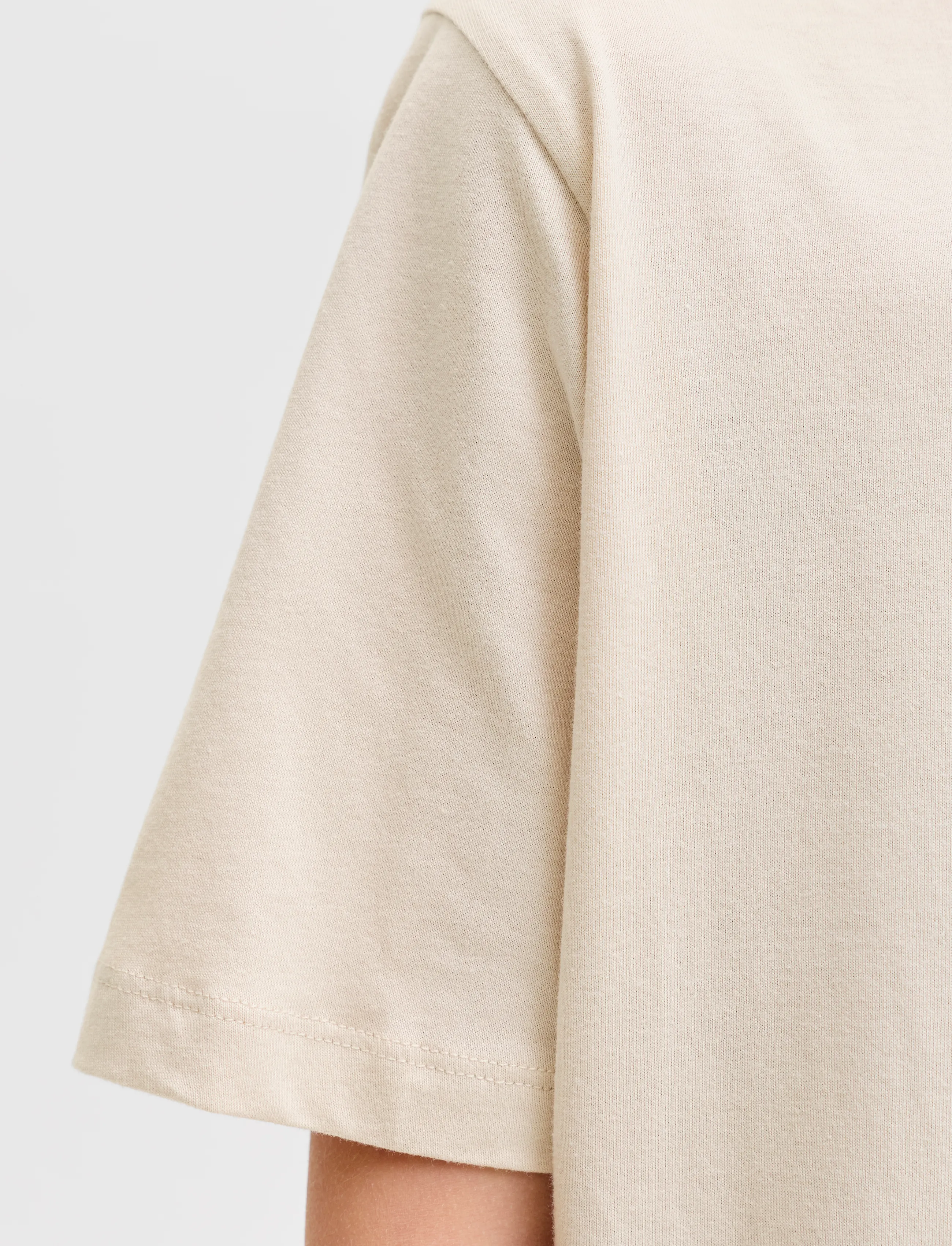 JJ REBEL - JREBZACK TEE SS CREW NECK NOOS JNR - kortærmede t-shirts - moonbeam - 5