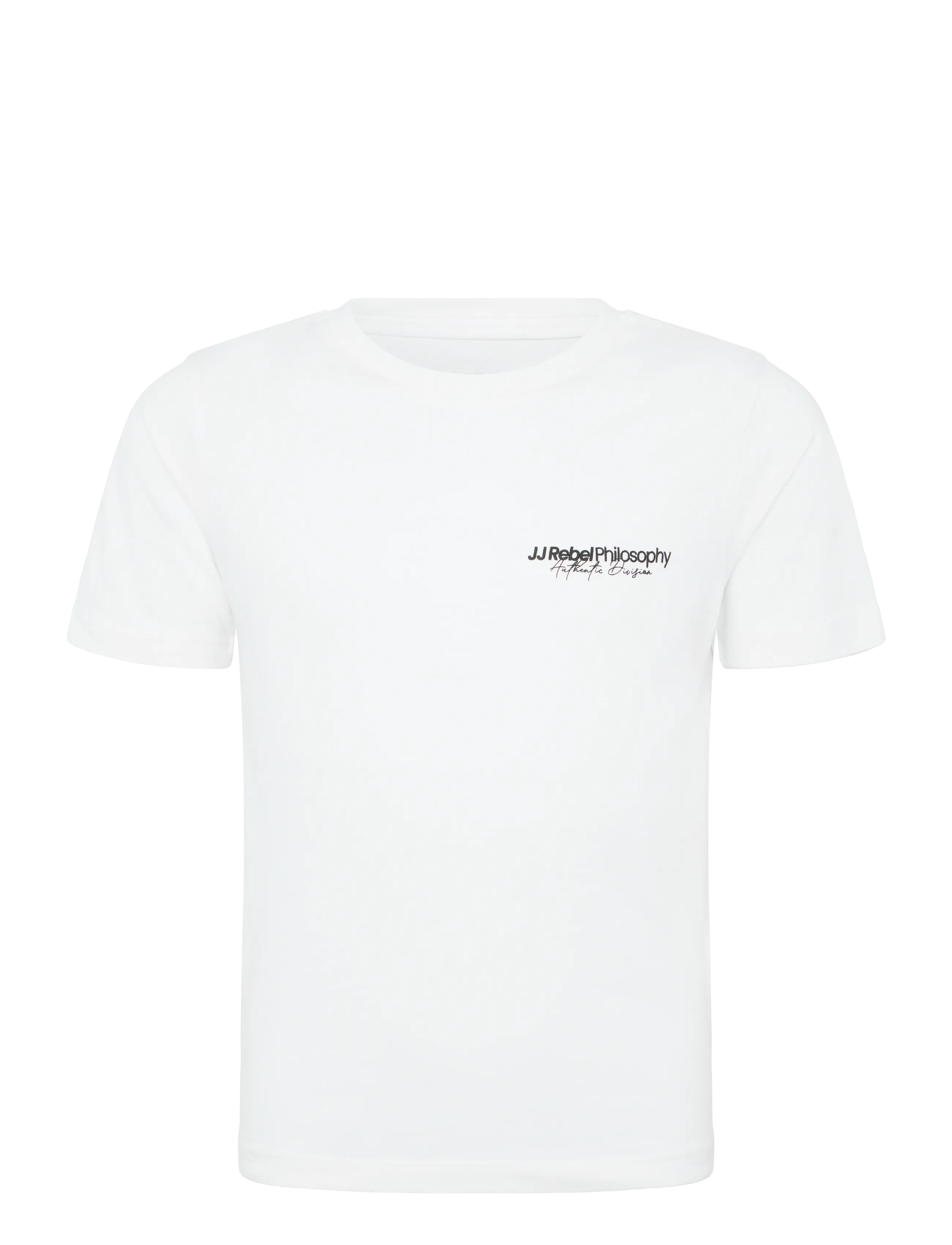 JJ REBEL JREBZACK TEE SS CREW NECK NOOS JNR - Booztlet only kids - WHITE / white
