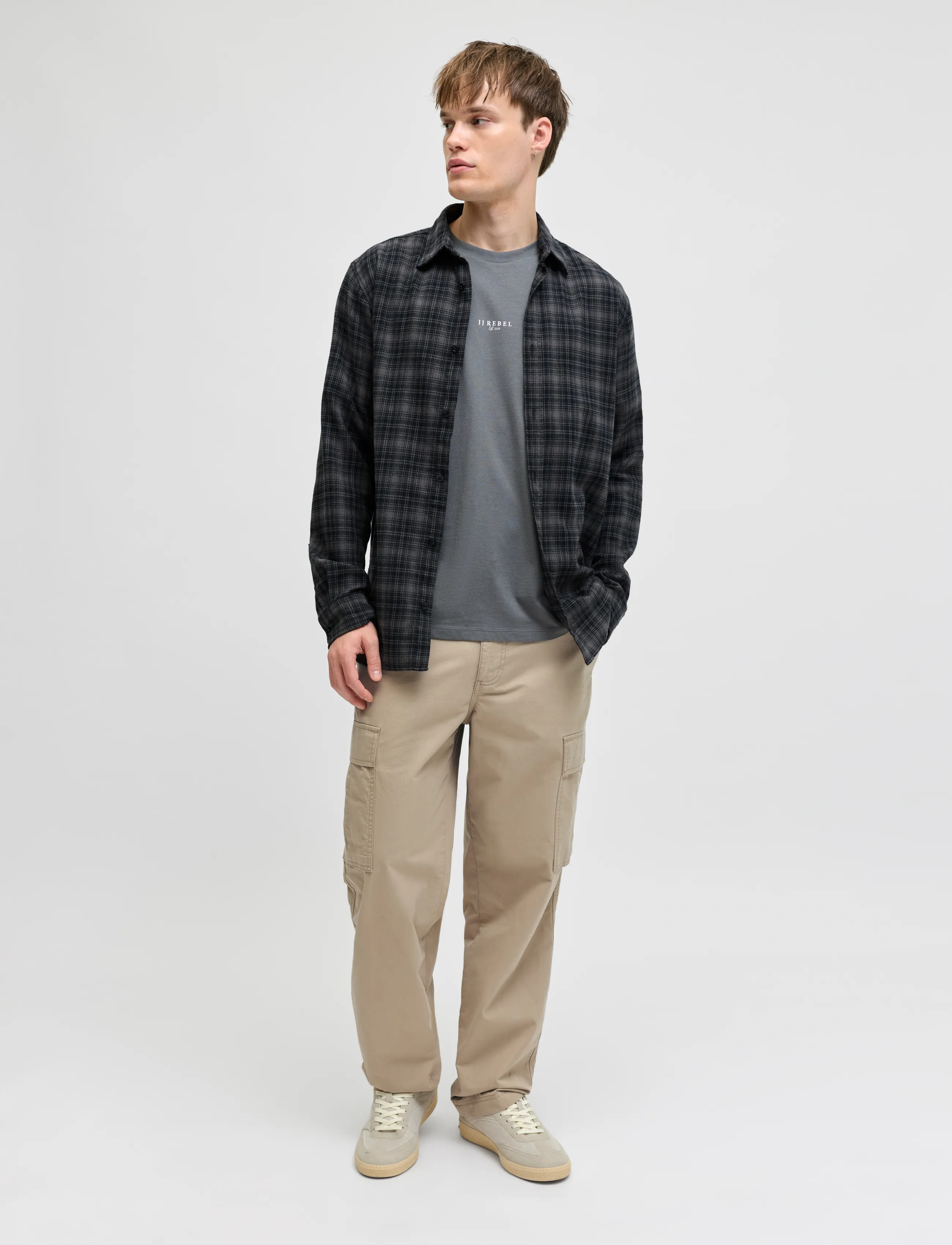 JJ REBEL - JREBCARLOS CORY CARGO PANT NOOS - crockery - 4