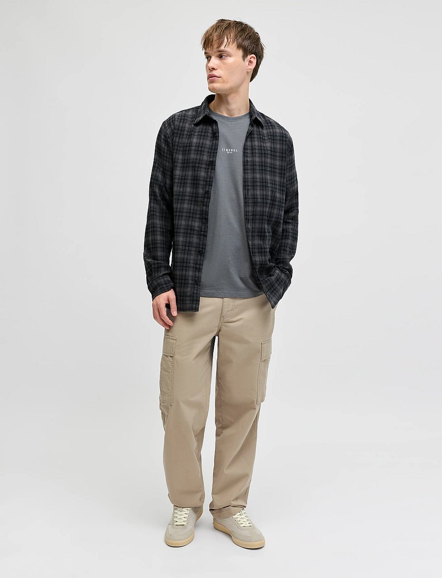 JJ REBEL - JREBCARLOS CORY CARGO PANT NOOS - crockery - 4