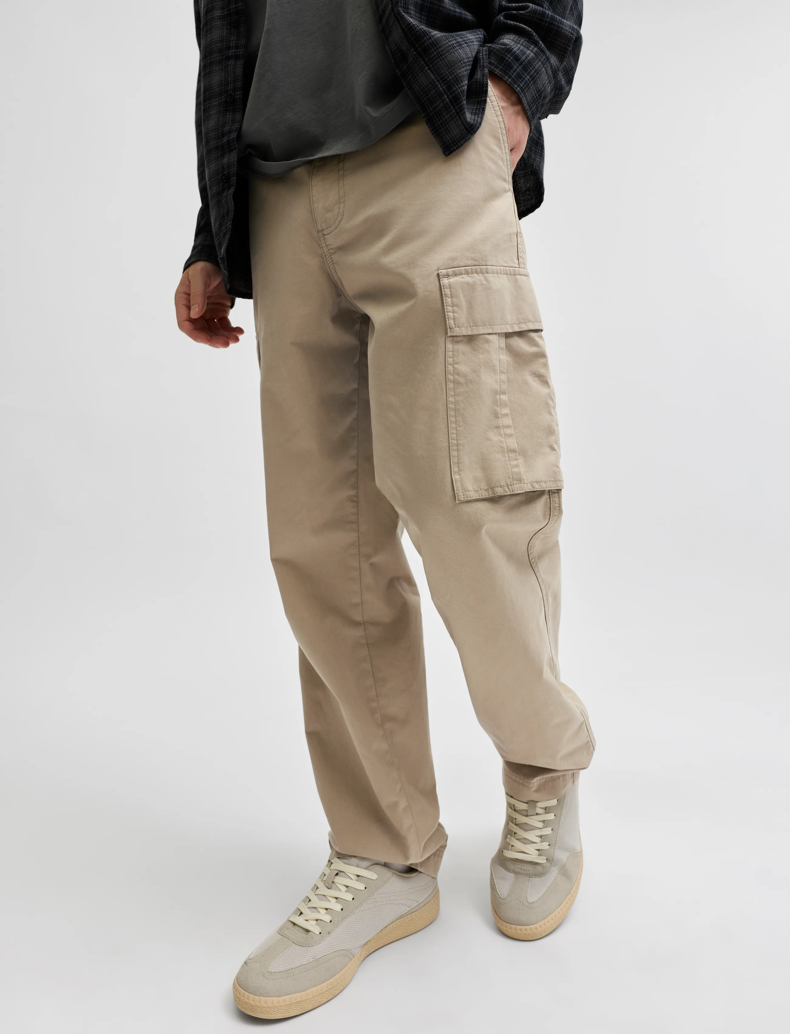 JJ REBEL - JREBCARLOS CORY CARGO PANT NOOS - crockery - 5