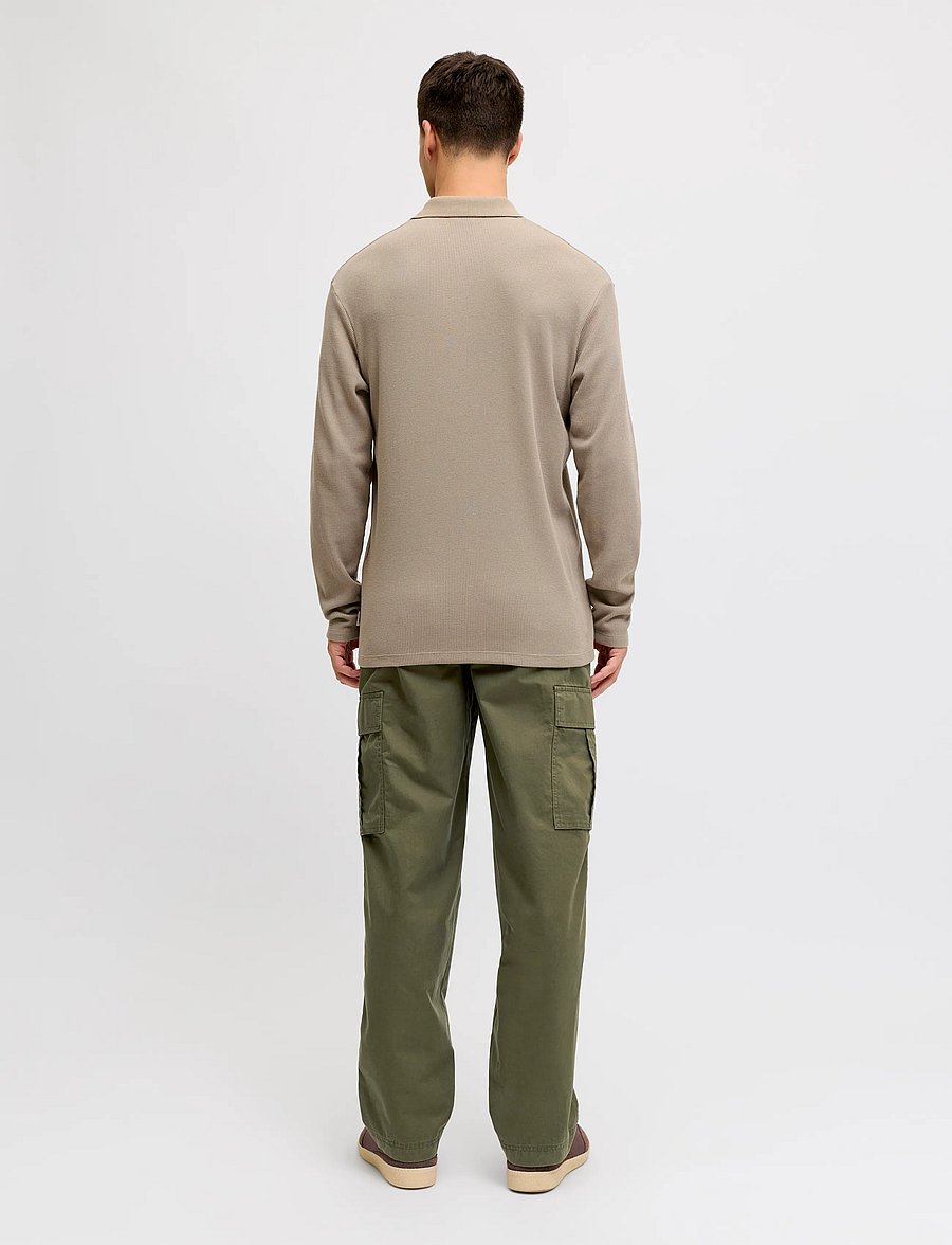 JJ REBEL - JREBCARLOS CORY CARGO PANT NOOS - olive night - 3