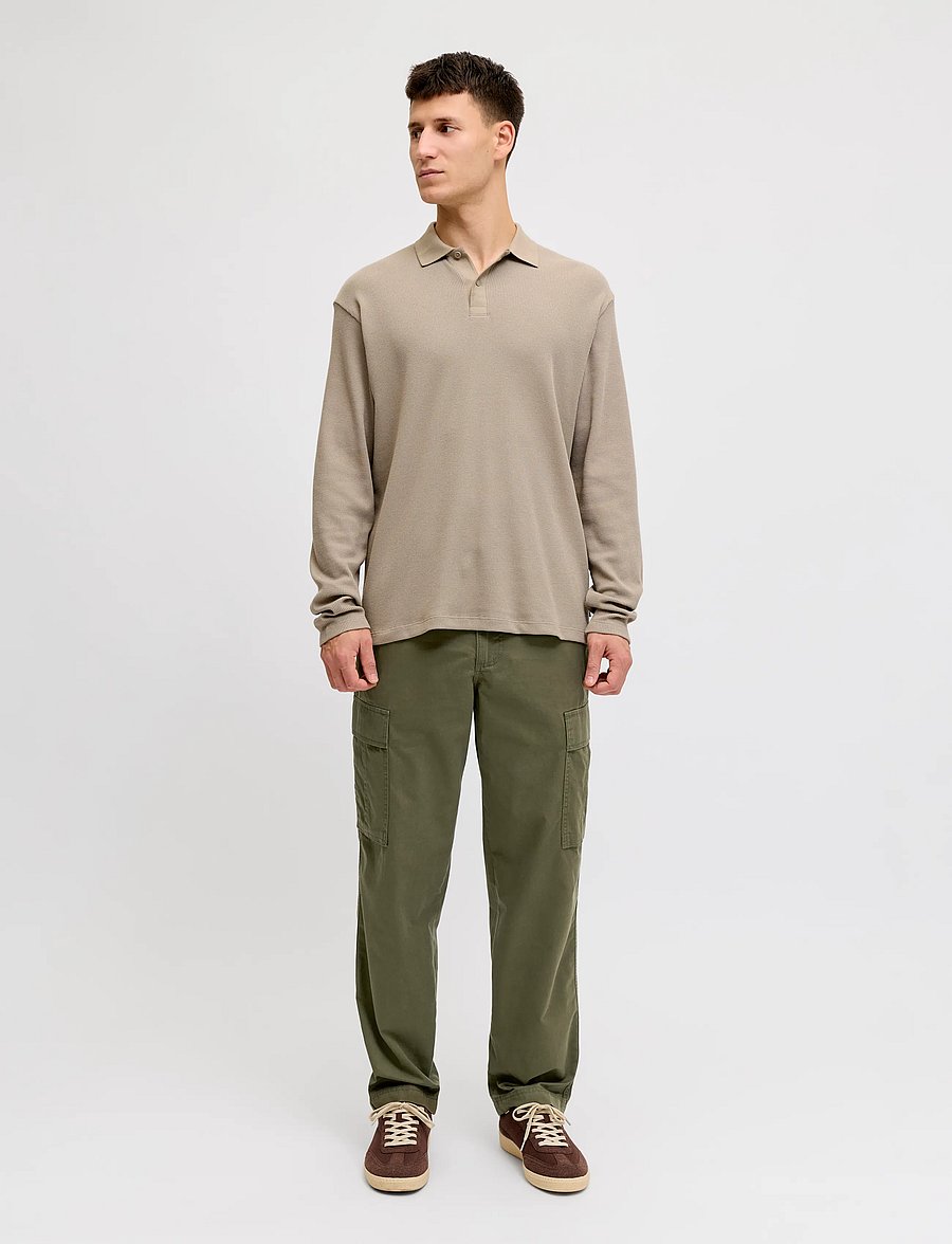 JJ REBEL - JREBCARLOS CORY CARGO PANT NOOS - olive night - 4