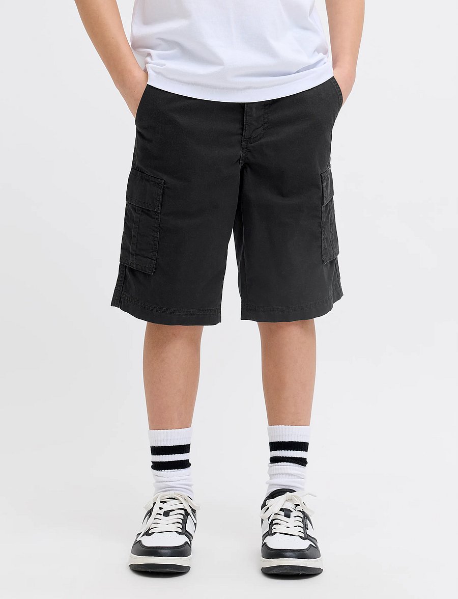 JJ REBEL - JREBCORY CARGO SHORTS SN JNR - black - 0