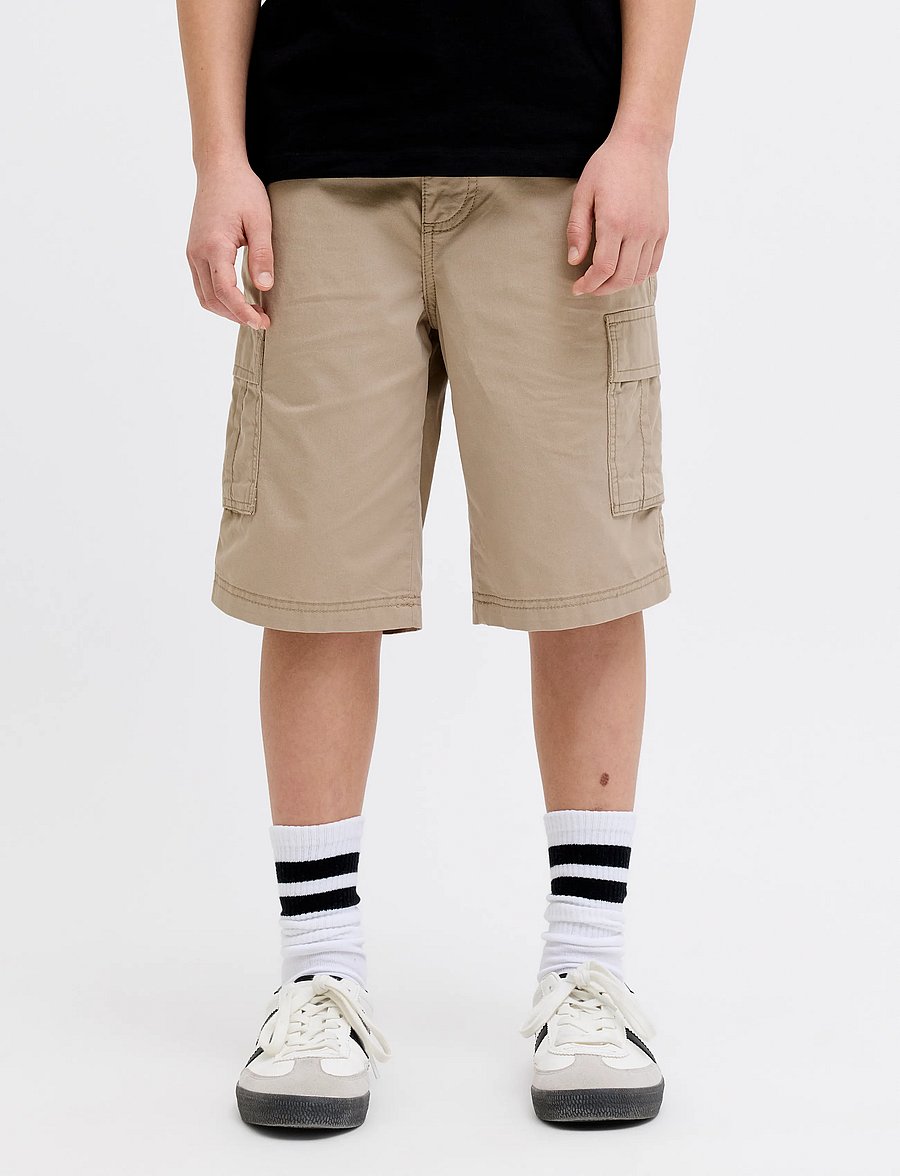 JJ REBEL - JREBCORY CARGO SHORTS SN JNR - cargo shorts - crockery - 0