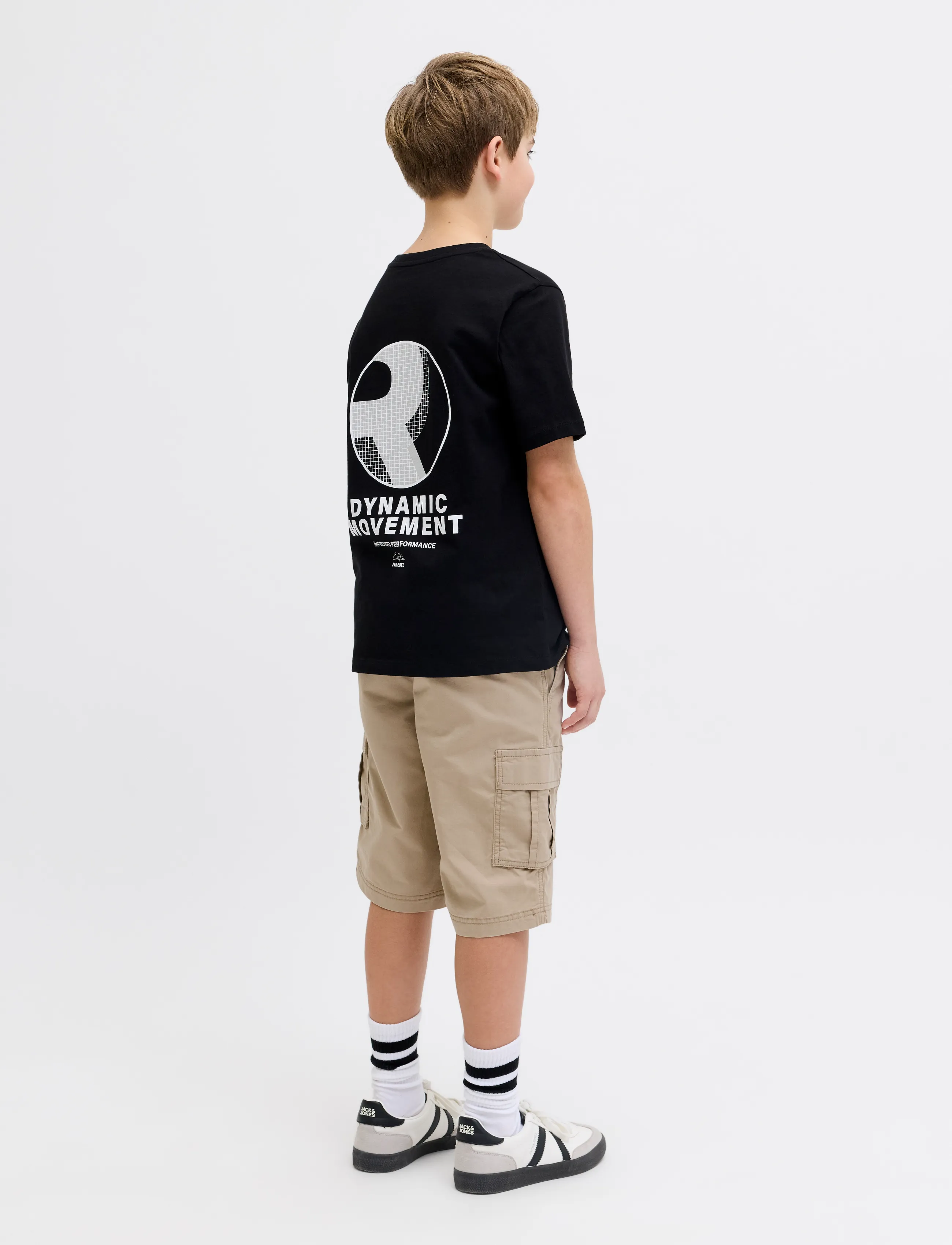 JJ REBEL - JREBCORY CARGO SHORTS SN JNR - cargo shorts - crockery - 3