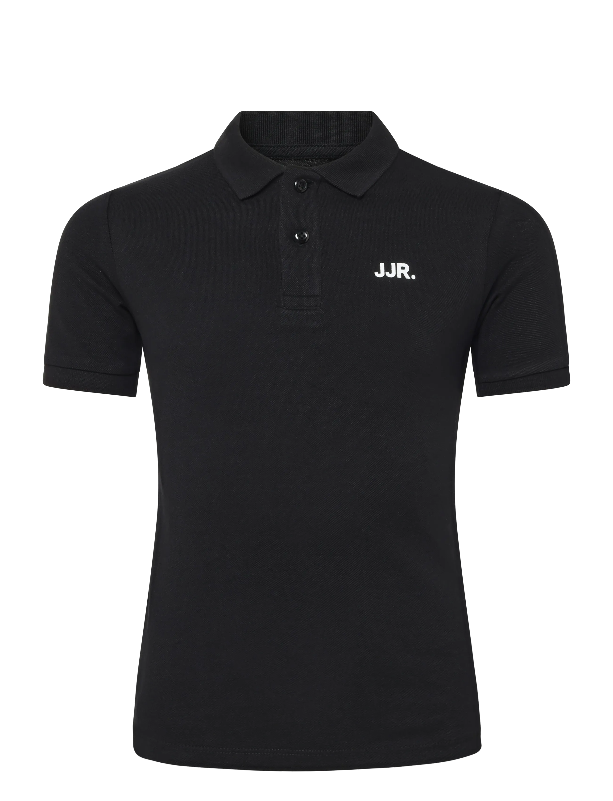 JJ REBEL Jrebrebel Logo Polo Ss Jnr Schwarz - 164 - Kinder
