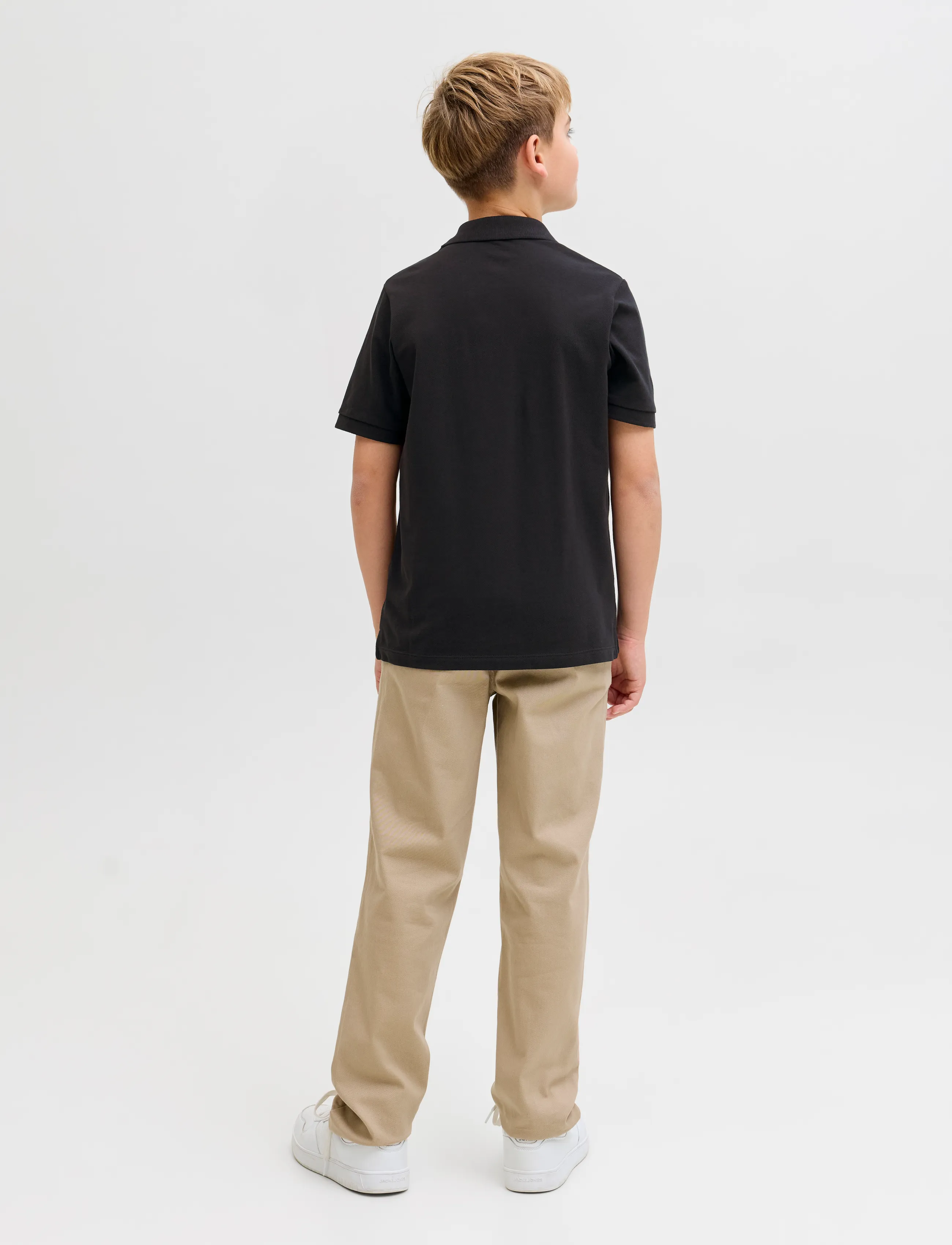 JJ REBEL - JREBREBEL LOGO POLO SS JNR - poloer - black - 3