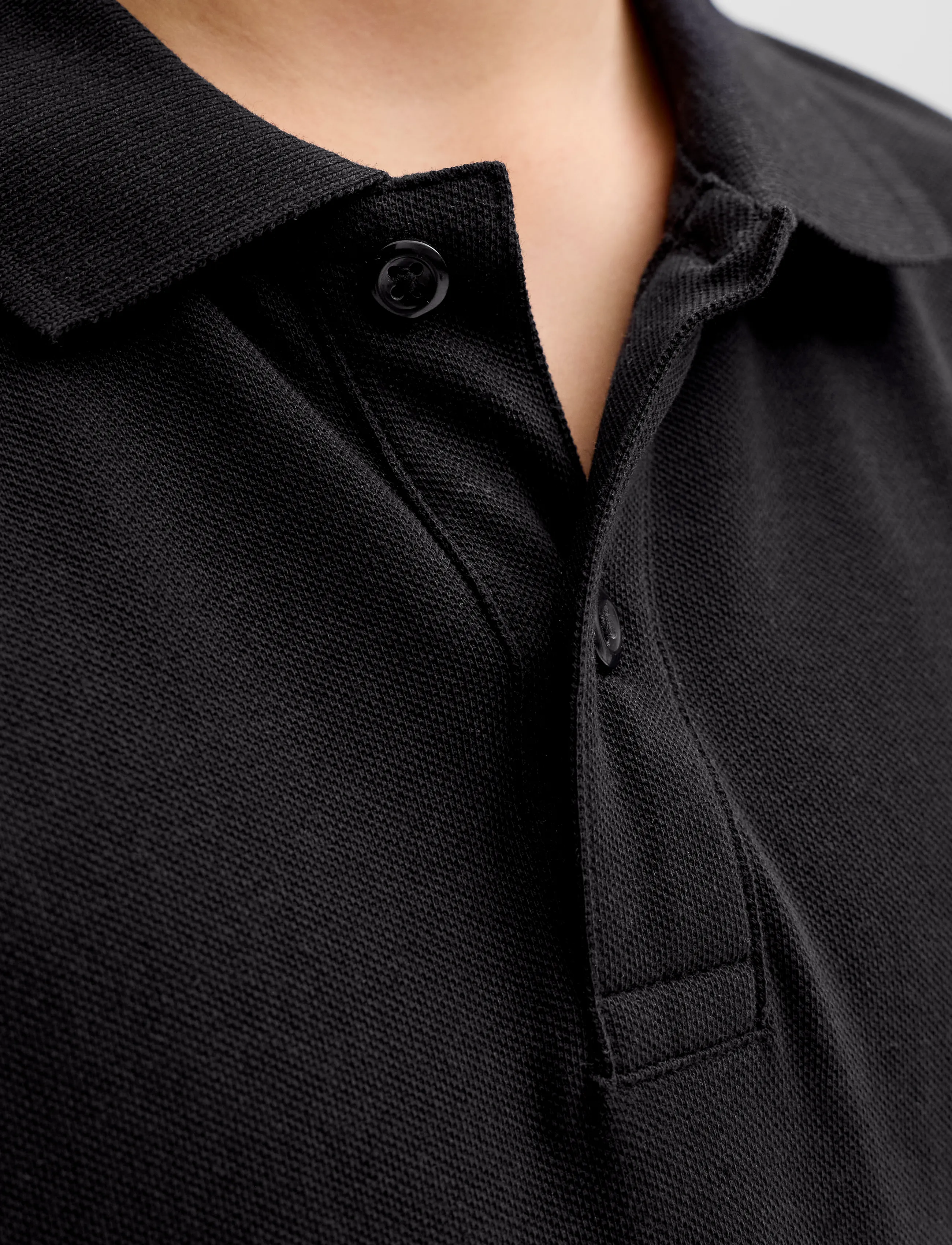 JJ REBEL - JREBREBEL LOGO POLO SS JNR - poloer - black - 5