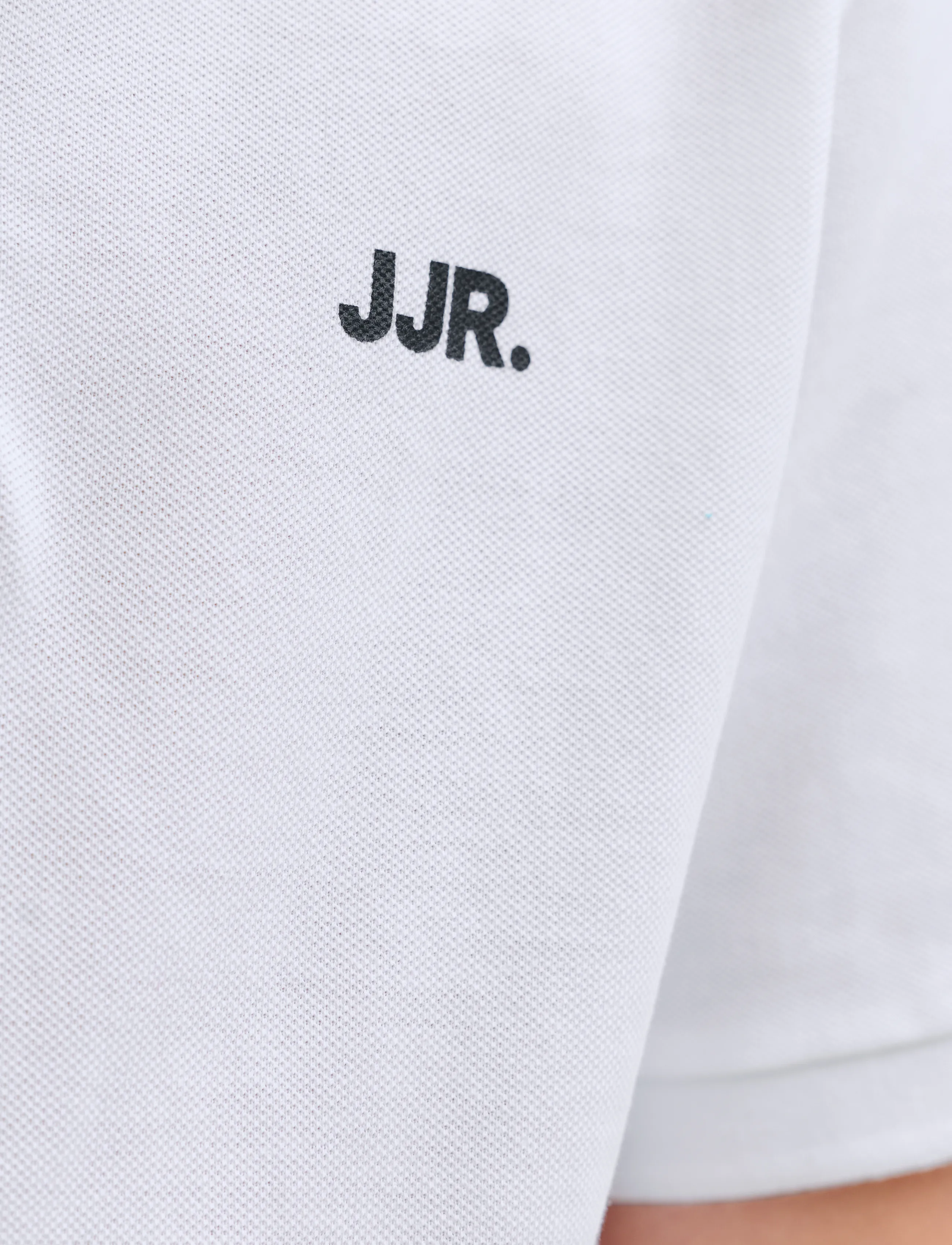 JJ REBEL - JREBREBEL LOGO POLO SS JNR - poloer - white - 5