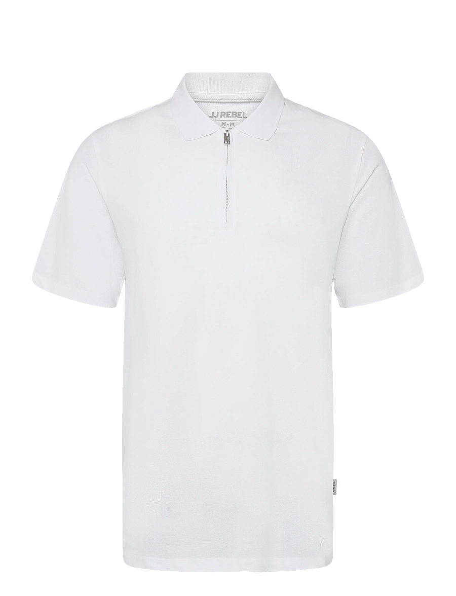 JJ REBEL - JREBEVANS POLO SS SN - lühikeste varrukatega polod - bright white - 1