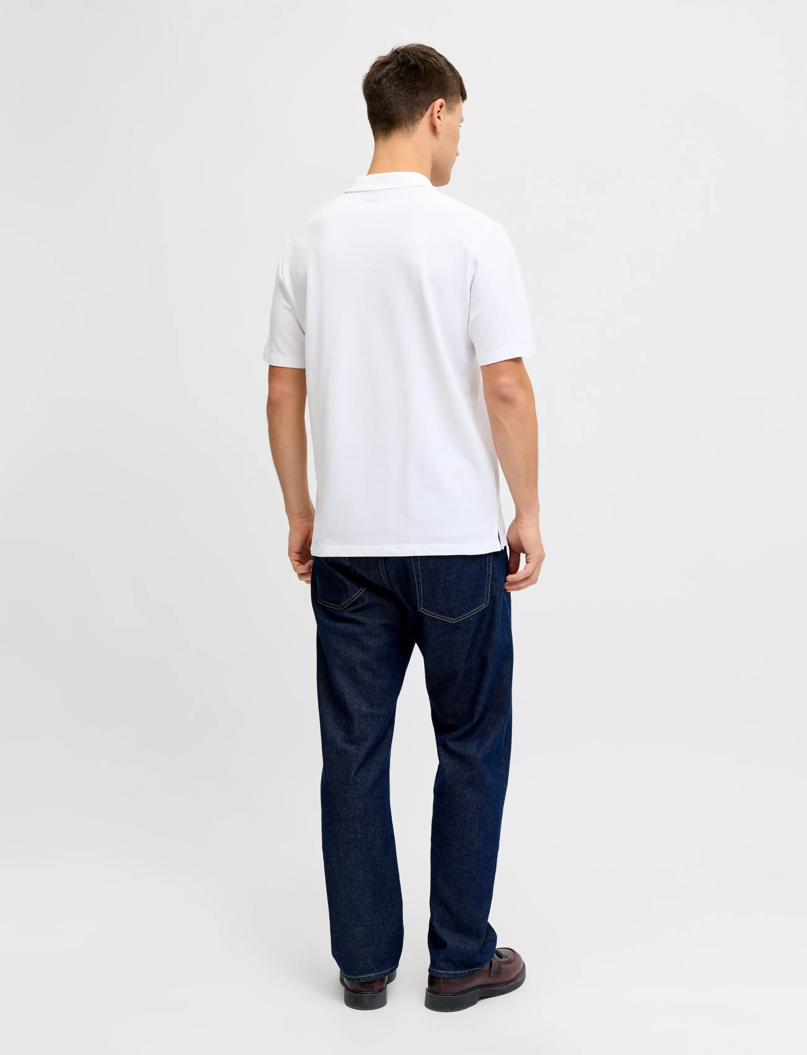 JJ REBEL - JREBEVANS POLO SS SN - die niedrigsten preise - bright white - 3