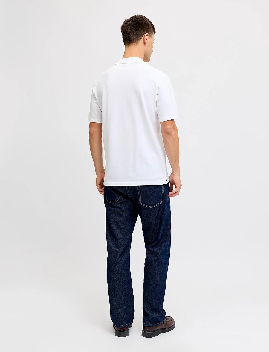 JJ REBEL - JREBEVANS POLO SS SN - lühikeste varrukatega polod - bright white - 3