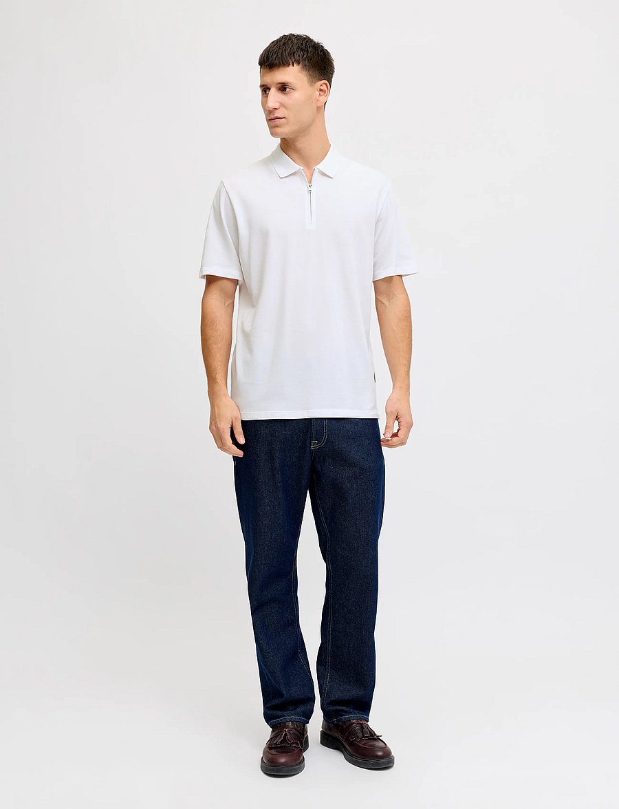 JJ REBEL - JREBEVANS POLO SS SN - lühikeste varrukatega polod - bright white - 4