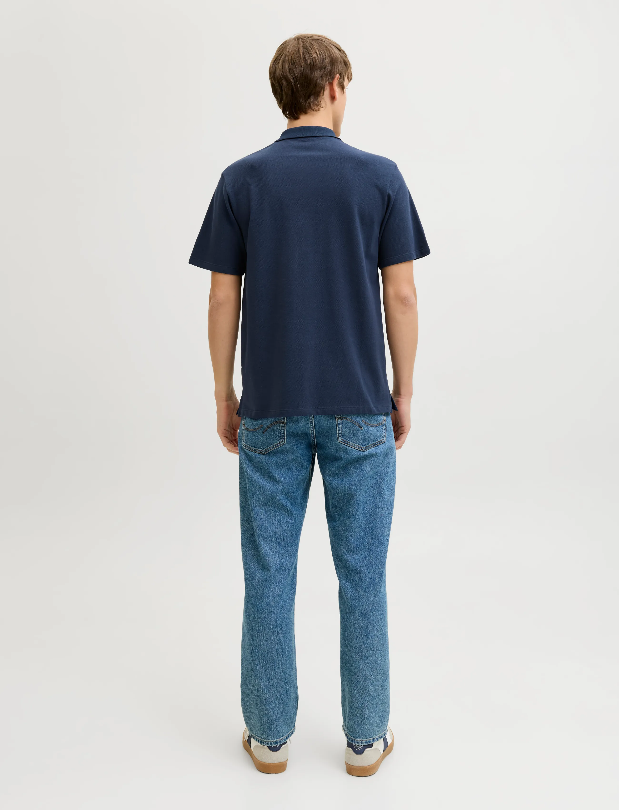 JJ REBEL - JREBEVANS POLO SS SN - laveste priser - navy blazer - 3