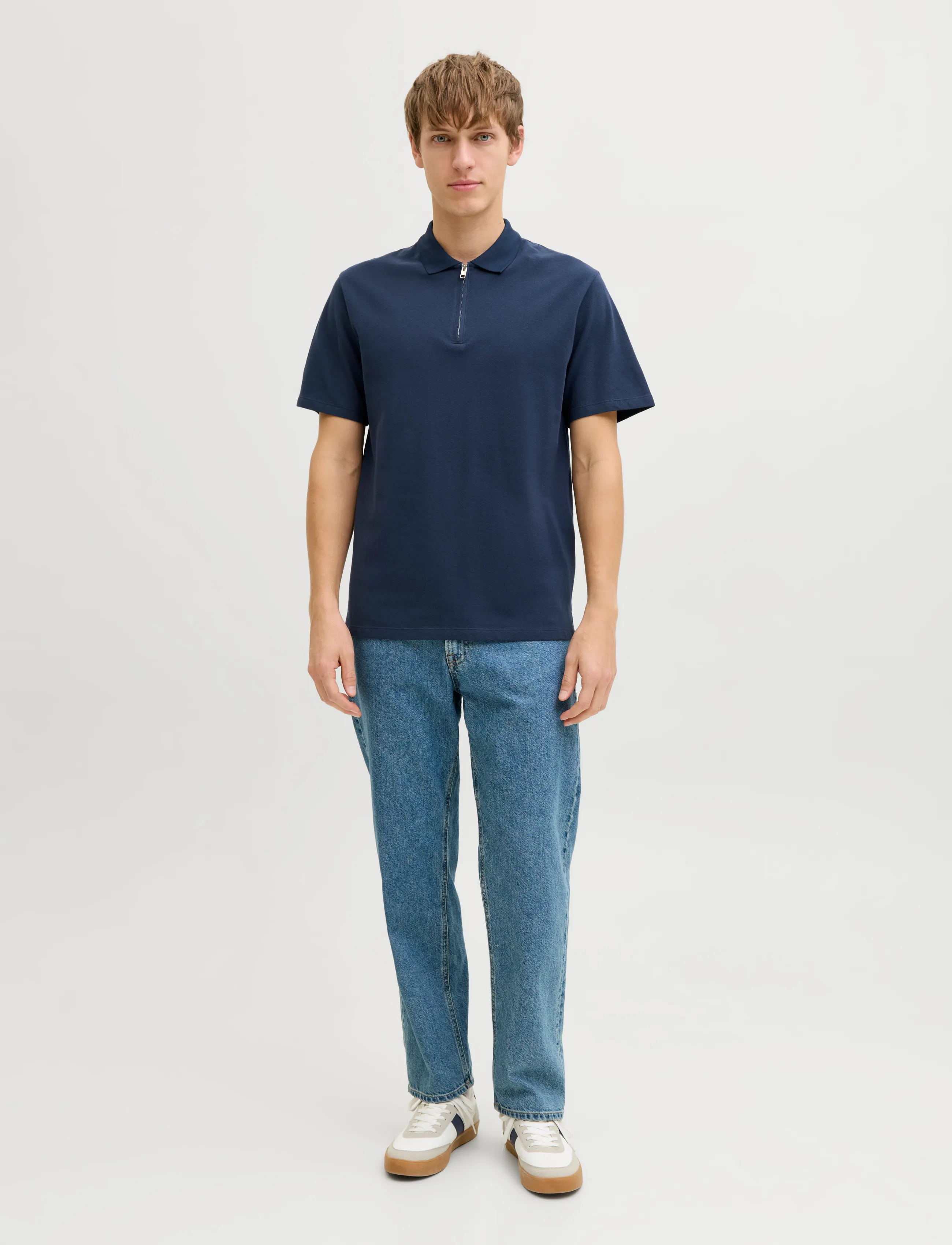 JJ REBEL - JREBEVANS POLO SS SN - laveste priser - navy blazer - 4