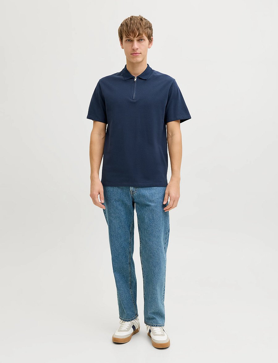 JJ REBEL - JREBEVANS POLO SS SN - navy blazer - 4