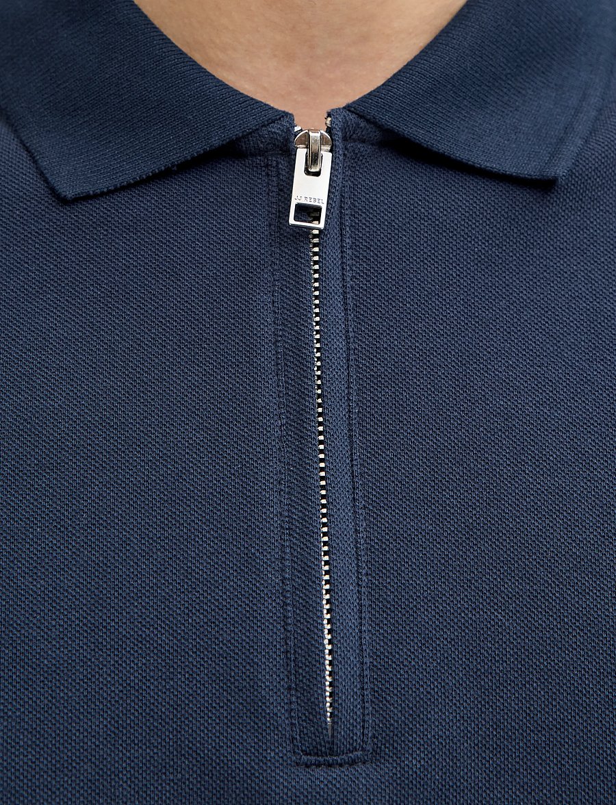 JJ REBEL - JREBEVANS POLO SS SN - navy blazer - 5