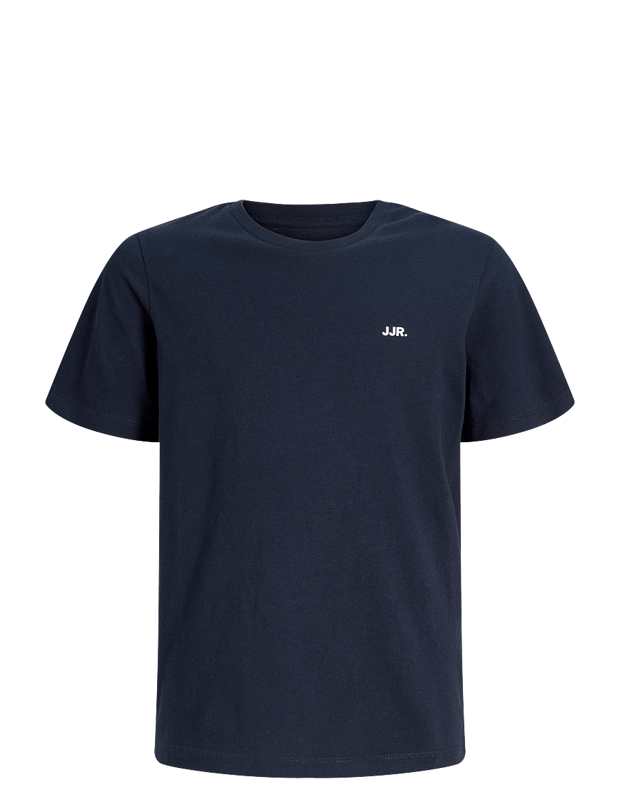 JJ REBEL - JREBREBEL LOGO TEE SS CREW NECK NOOS JNR - kurzärmelige - sky captain - 1