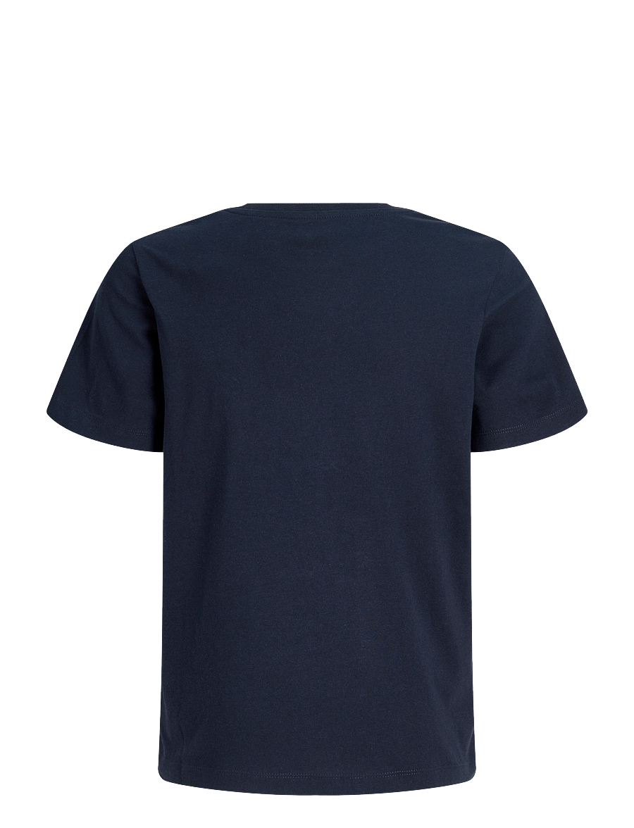JJ REBEL - JREBREBEL LOGO TEE SS CREW NECK NOOS JNR - kurzärmelige - sky captain - 2