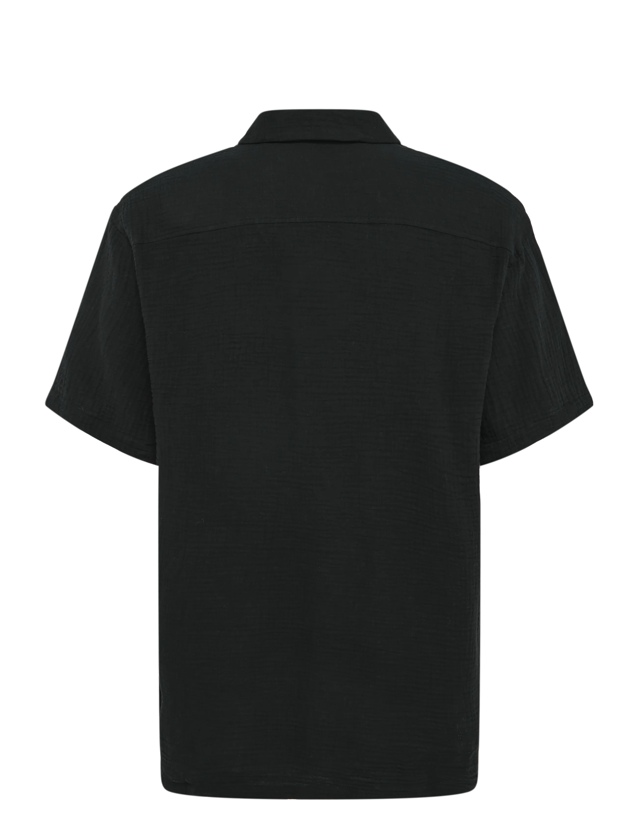 JJ REBEL - JREBJASON PATRICK RESORT SHIRT SS - die niedrigsten preise - black - 2