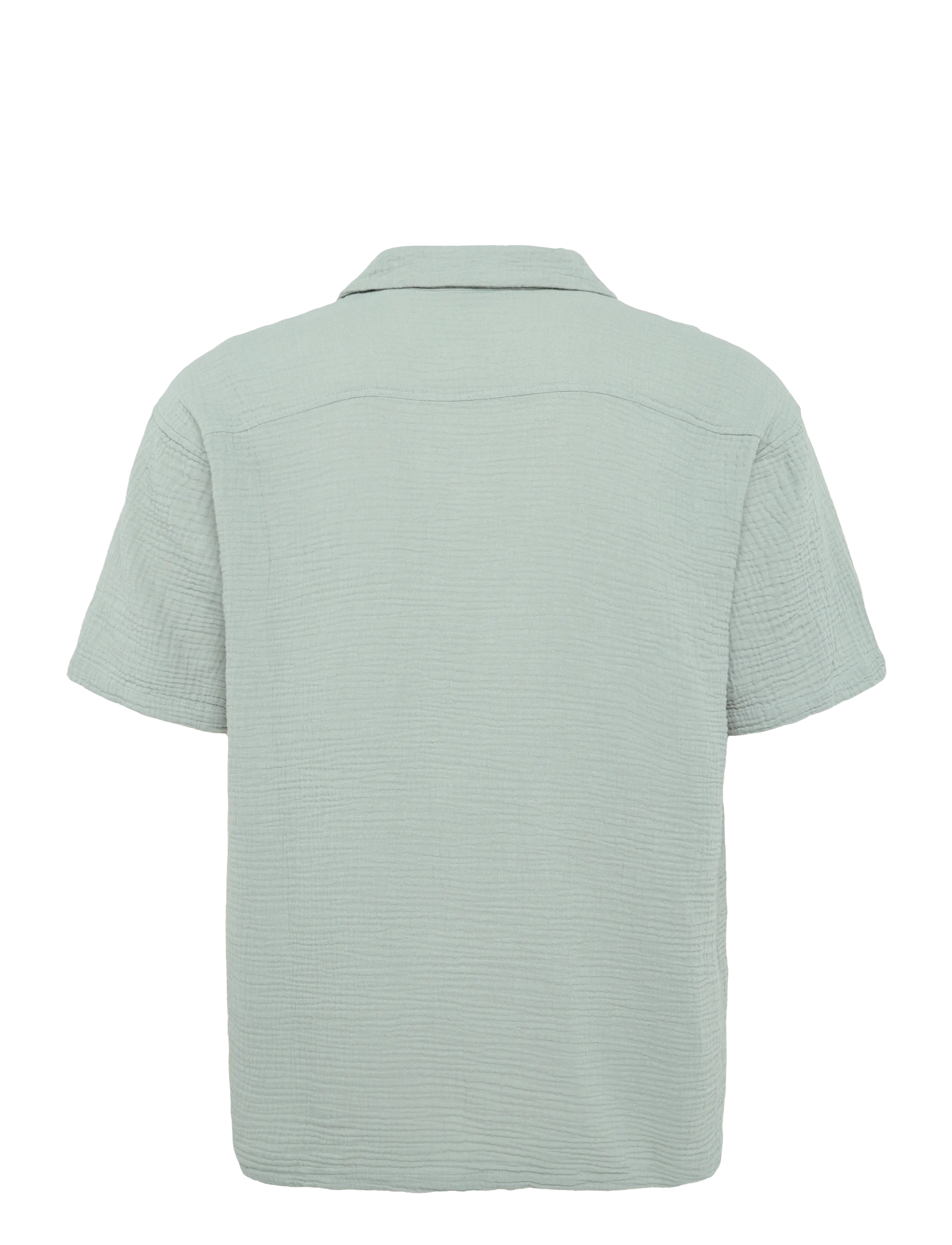 JJ REBEL - JREBJASON PATRICK RESORT SHIRT SS - laveste priser - slate gray - 2