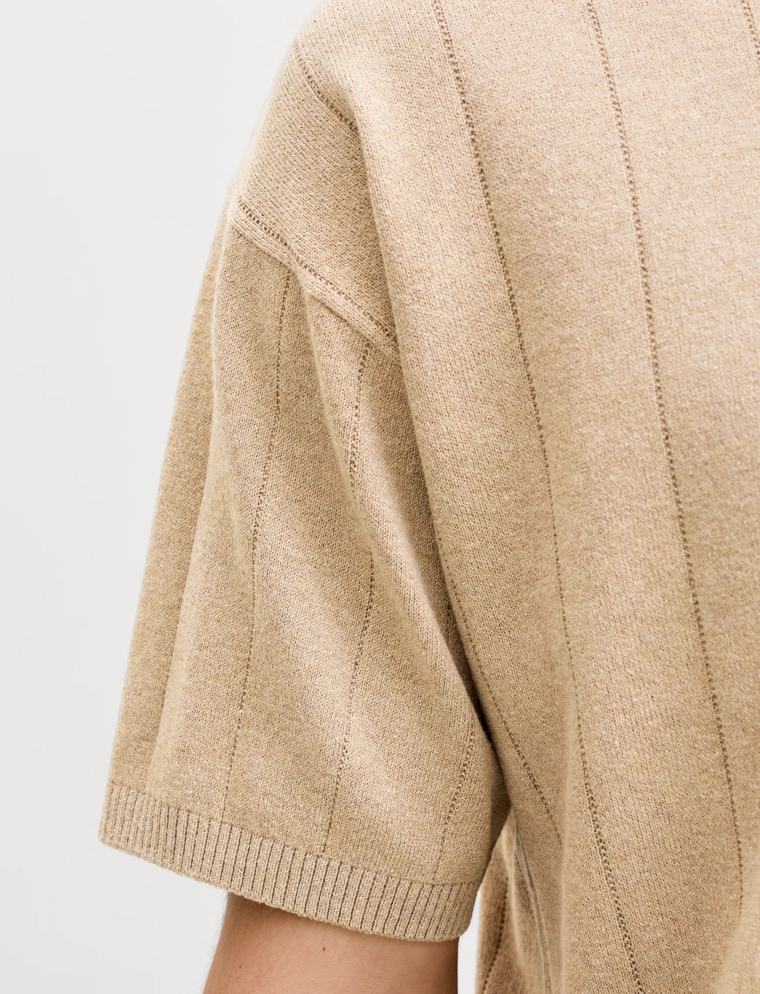 JJ REBEL - JREBBEAM KNIT POLO SS - laveste priser - crockery - 5