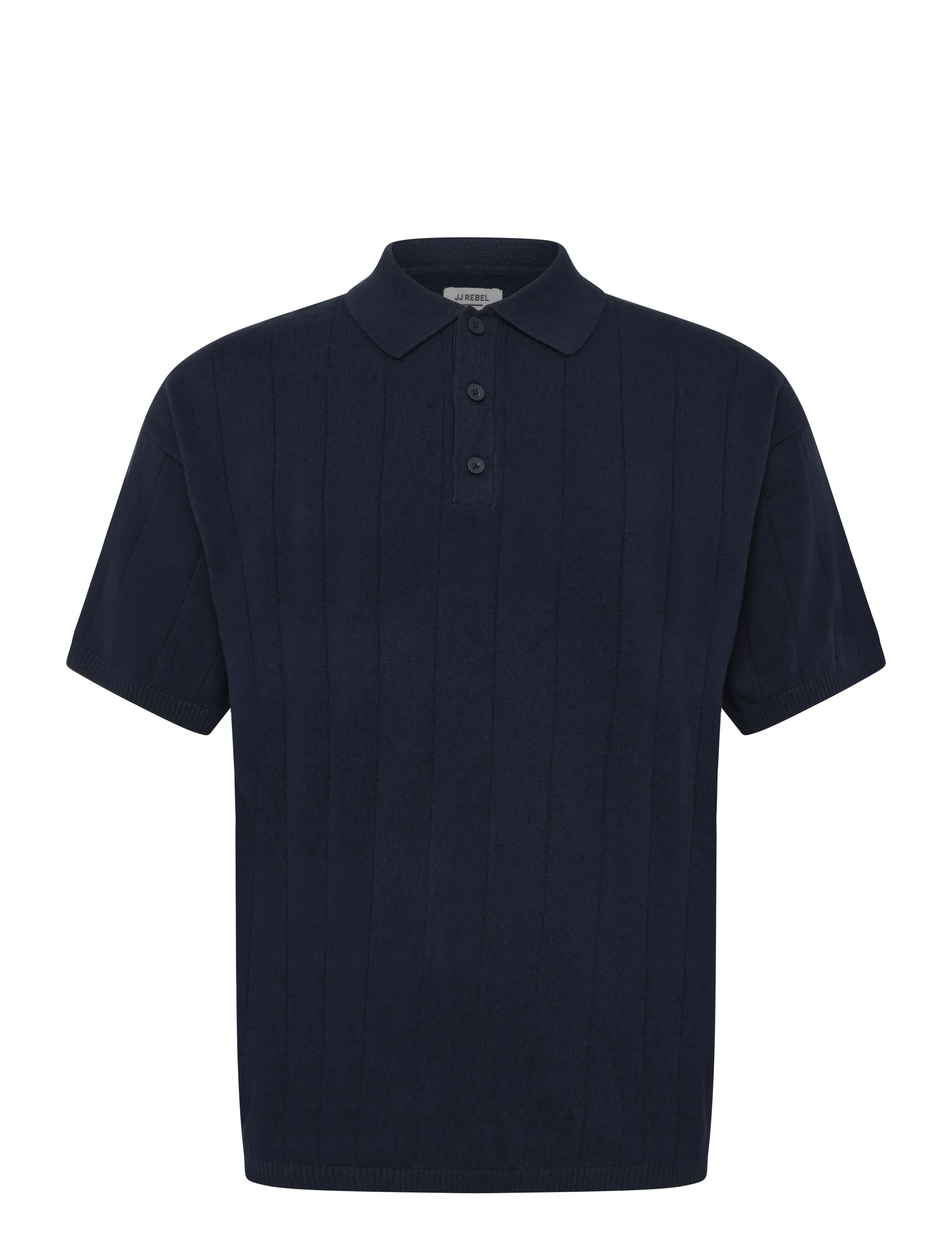 JJ REBEL JREBBEAM KNIT POLO SS - Pikéer - NAVY BLAZER / navy