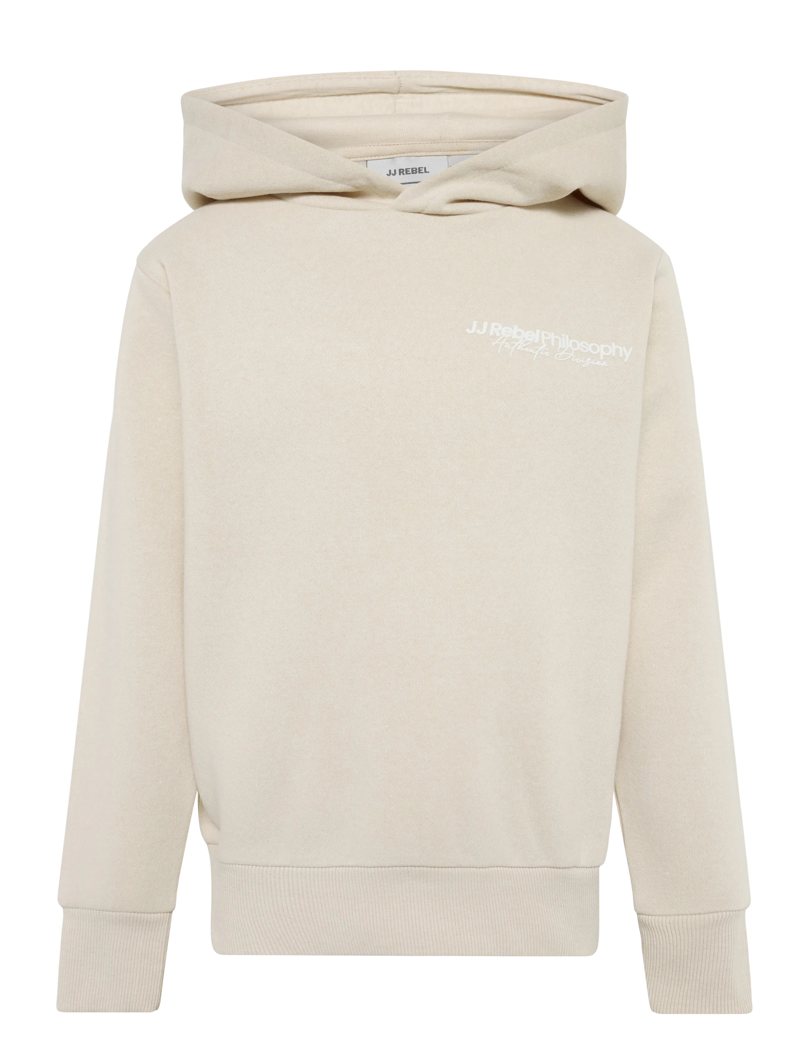 JJ REBEL JREBZACK SWEAT HOOD NOOS JNR - Booztlet only kids - MOONBEAM / cream