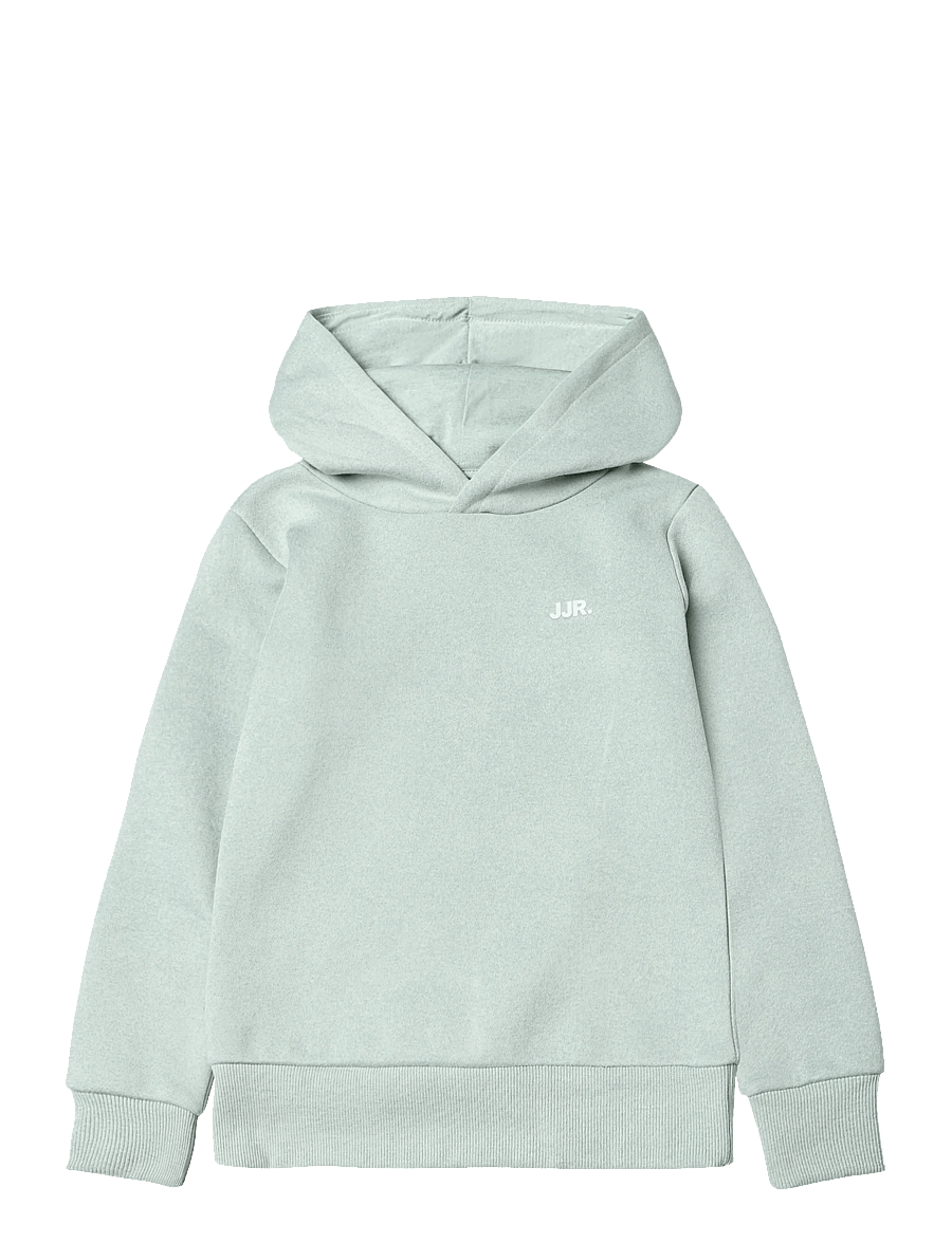 JJ REBEL - JREBREBEL LOGO SWEAT HOOD NOOS JNR - kapuutsiga pusad - aqua gray - 1
