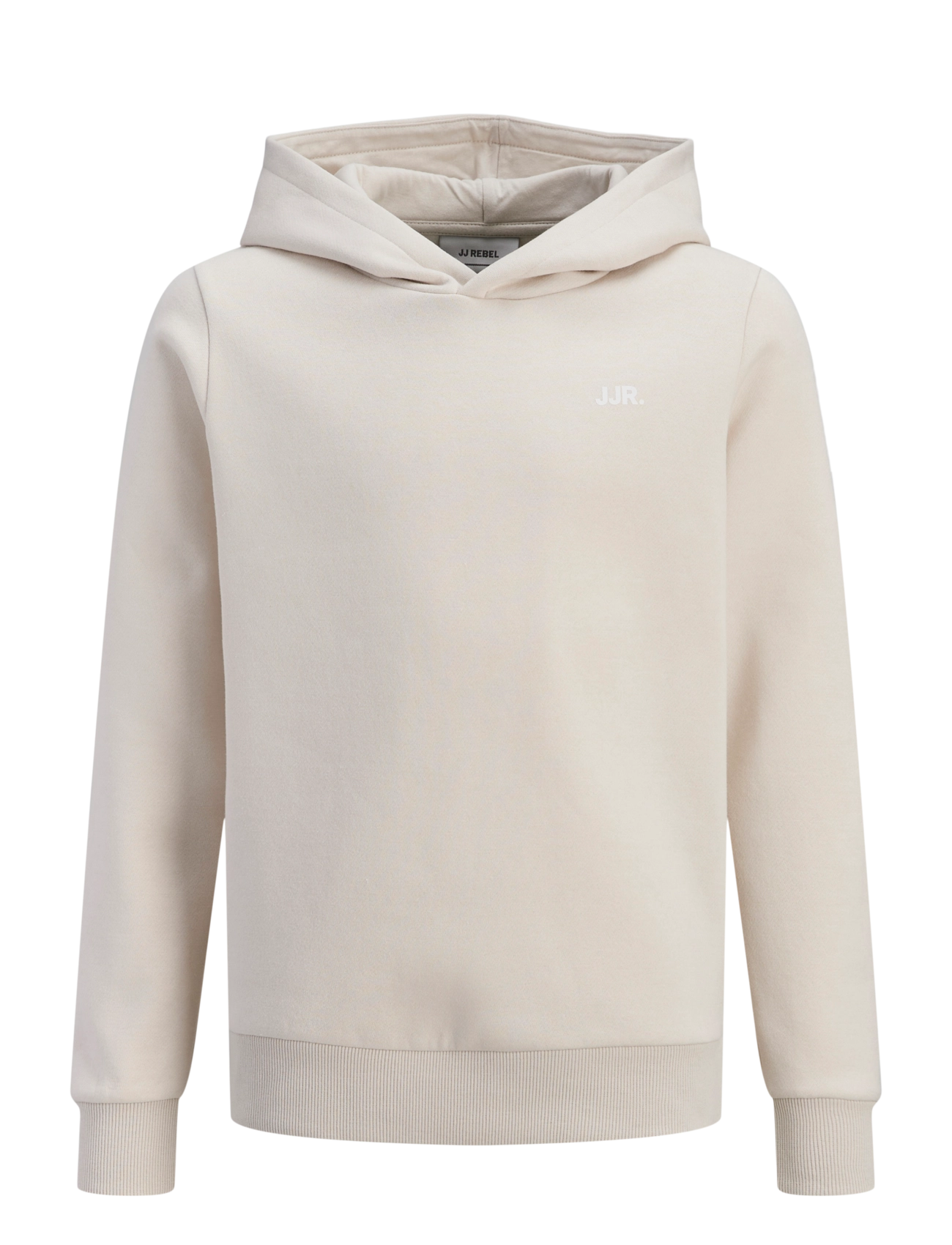 JJ REBEL JREBREBEL LOGO SWEAT HOOD NOOS JNR - Nach Größe einkaufen - MOONBEAM / cream