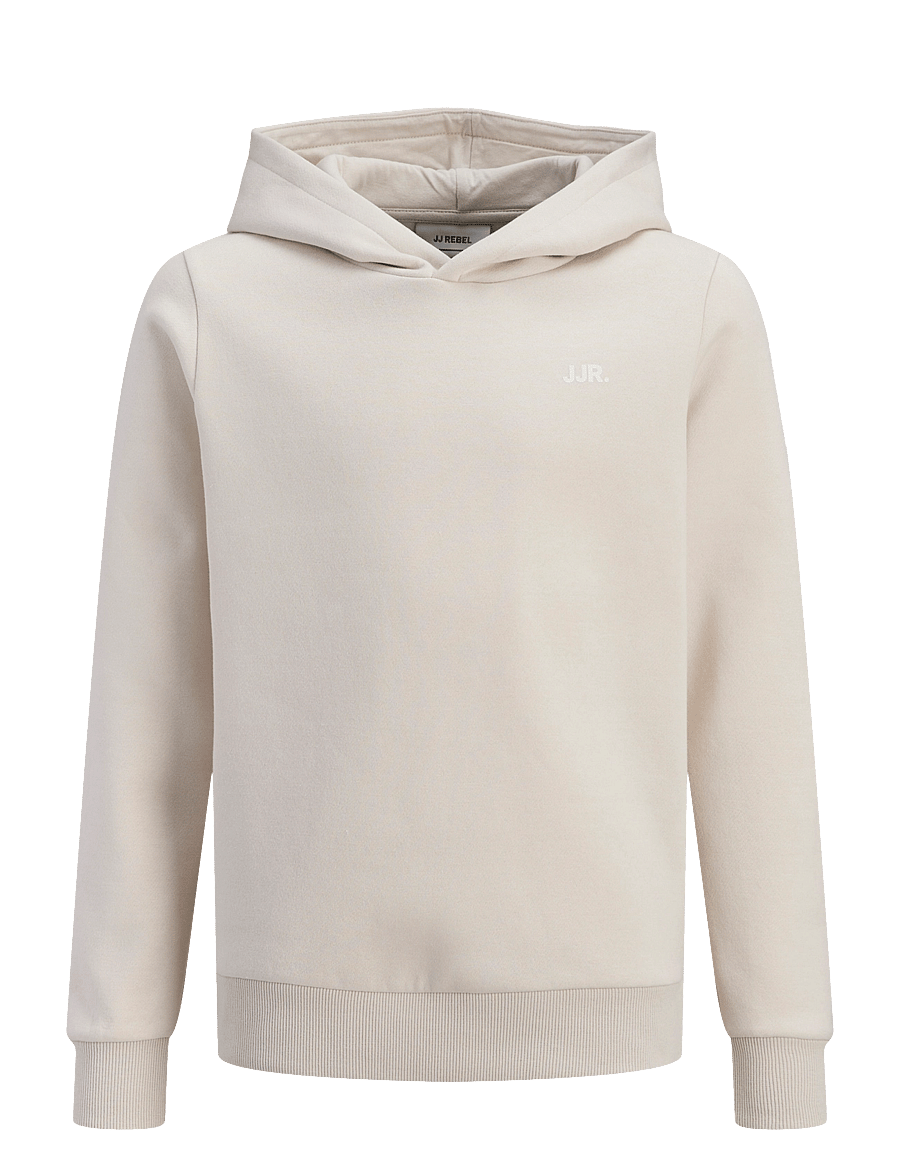 JJ REBEL - JREBREBEL LOGO SWEAT HOOD NOOS JNR - kapuutsiga pusad - moonbeam - 1