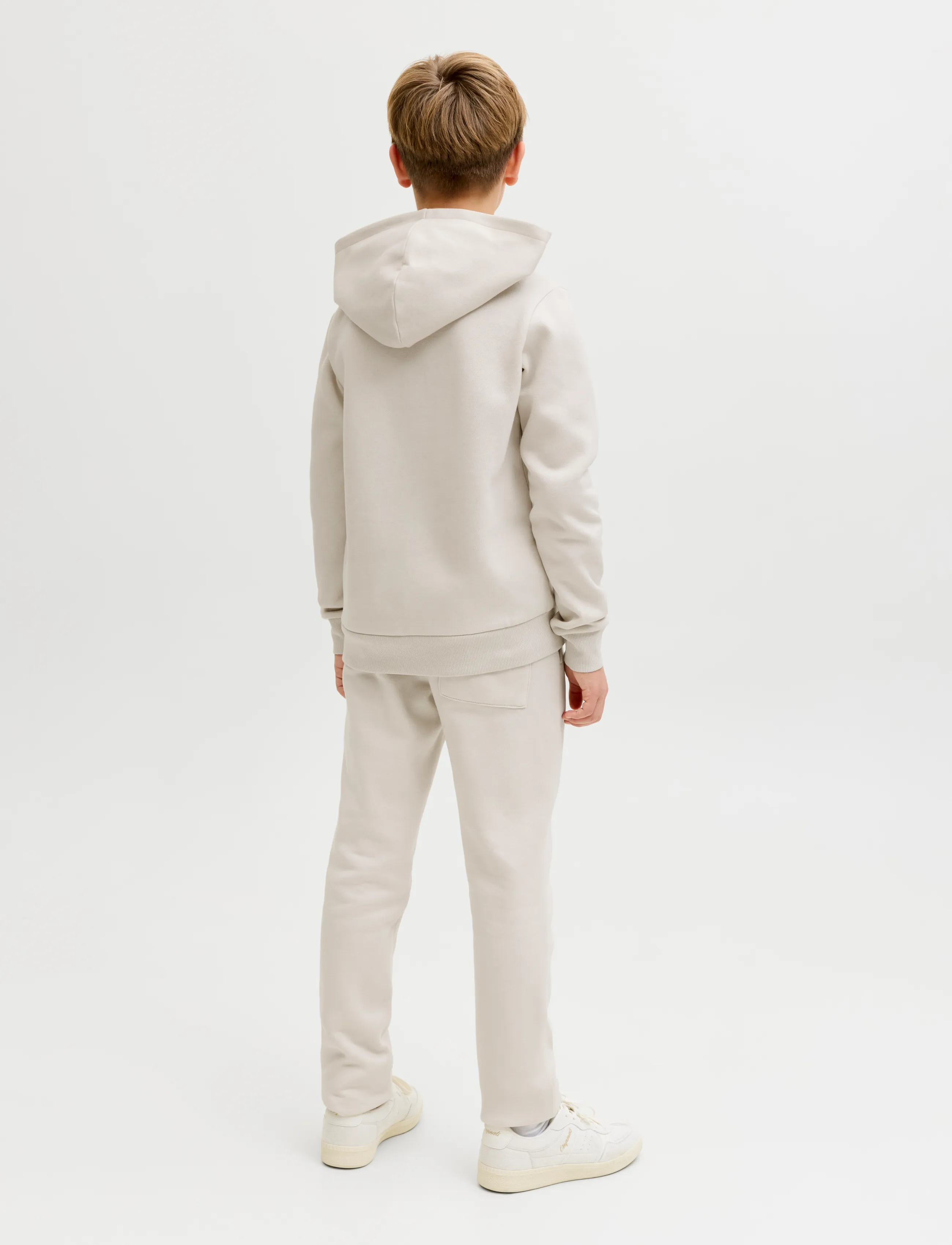 JJ REBEL - JREBREBEL LOGO SWEAT HOOD NOOS JNR - kapuzenpullover - moonbeam - 3