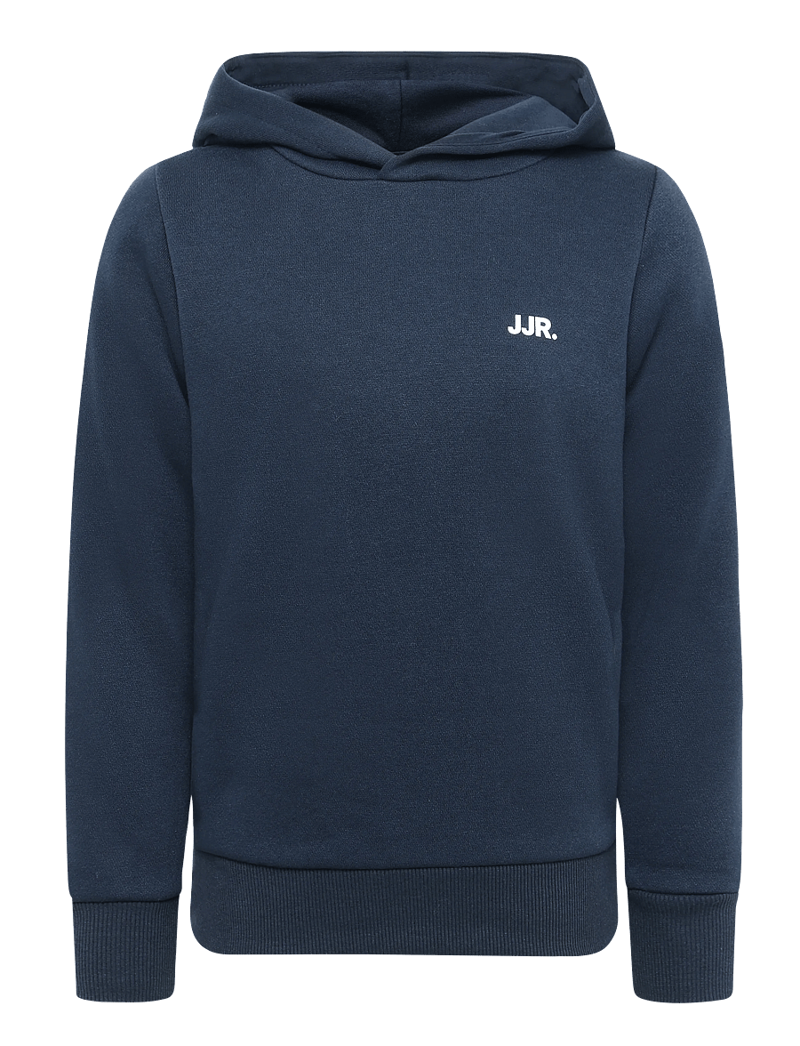 JJ REBEL - JREBREBEL LOGO SWEAT HOOD NOOS JNR - kapuutsiga pusad - sky captain - 1